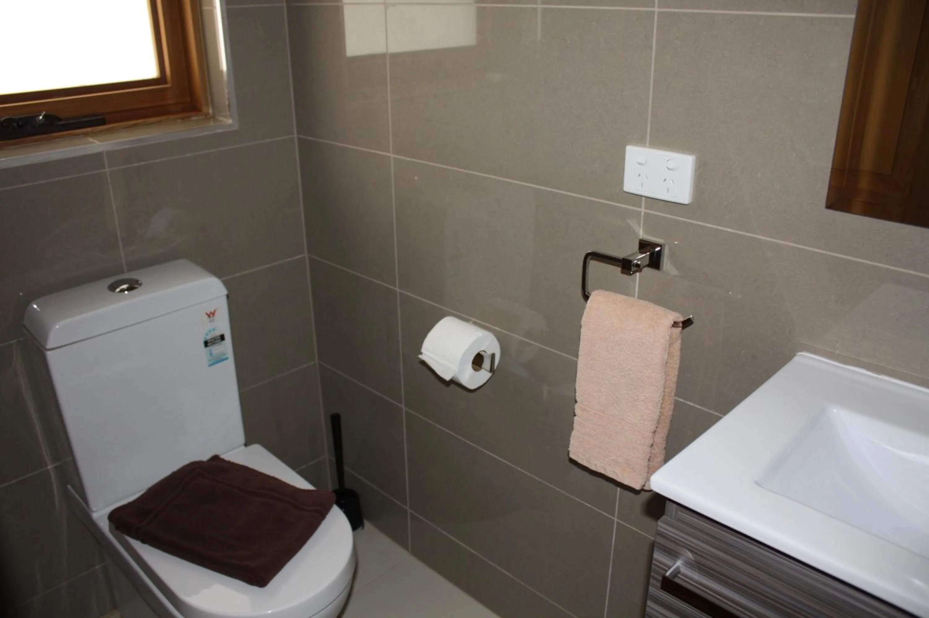 Toilet in Stuart Range Outback Resort