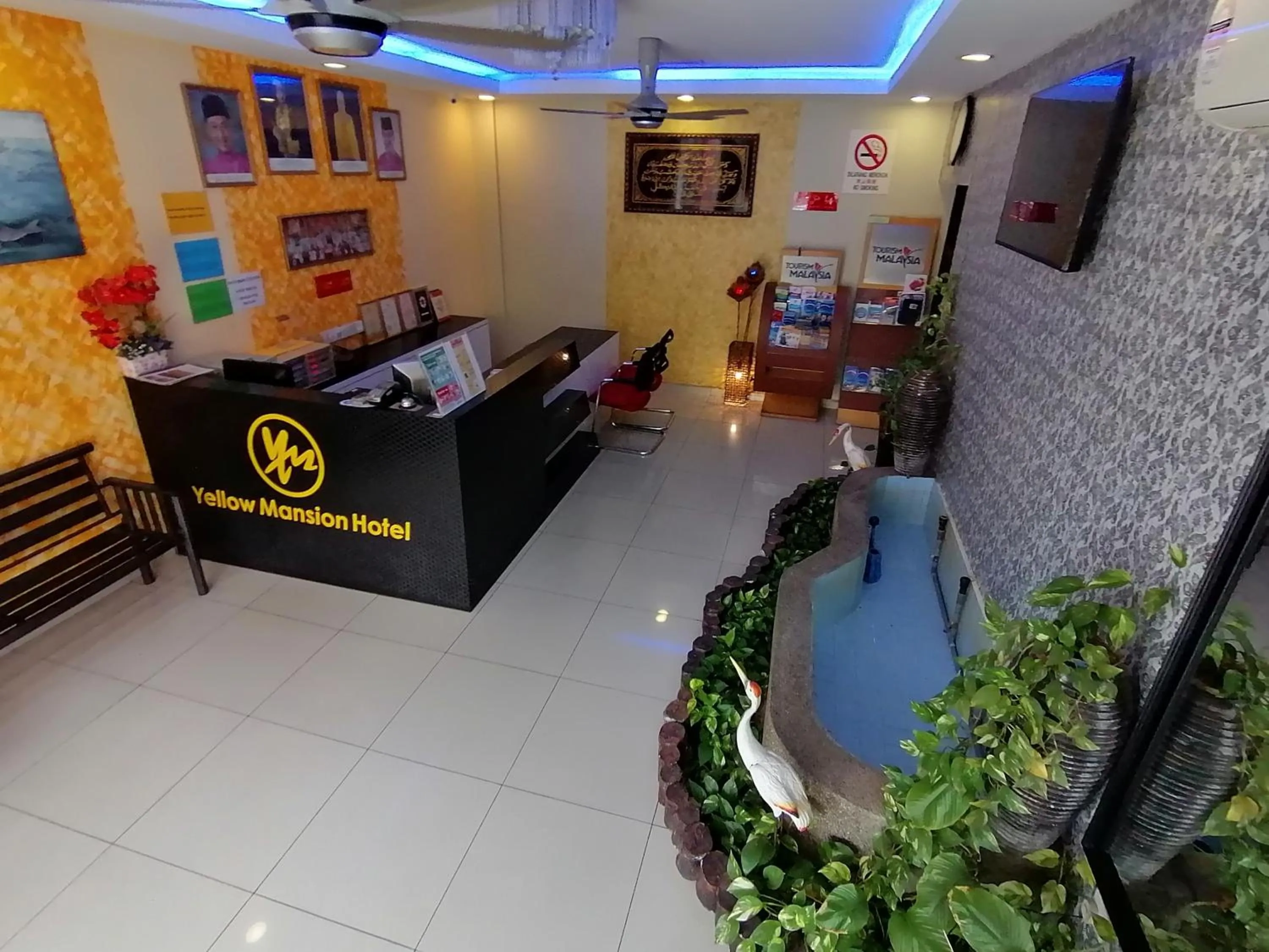 Lobby or reception in Yellow Mansion Hotel Melaka Raya