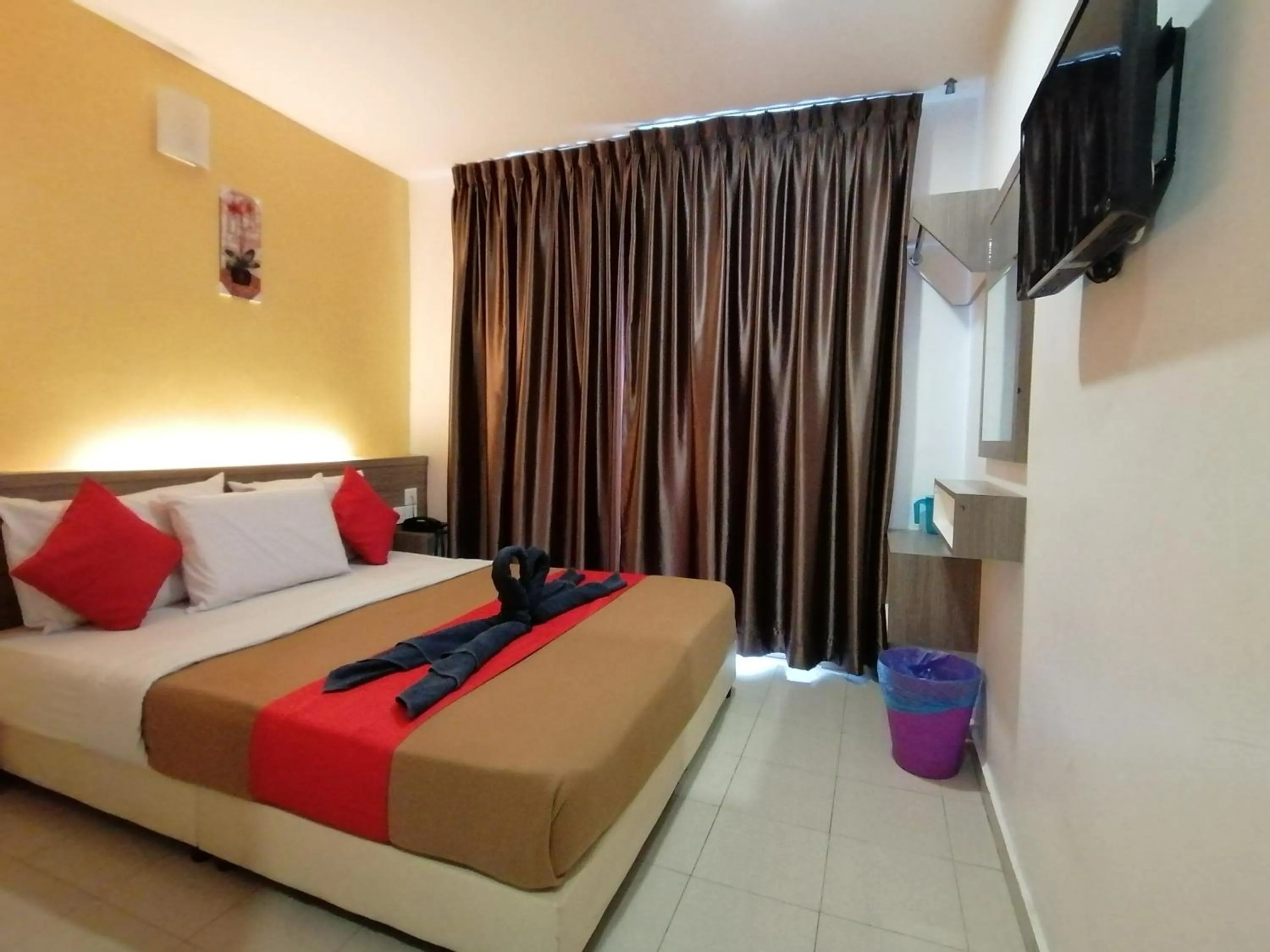 Bedroom, Bed in Yellow Mansion Hotel Melaka Raya