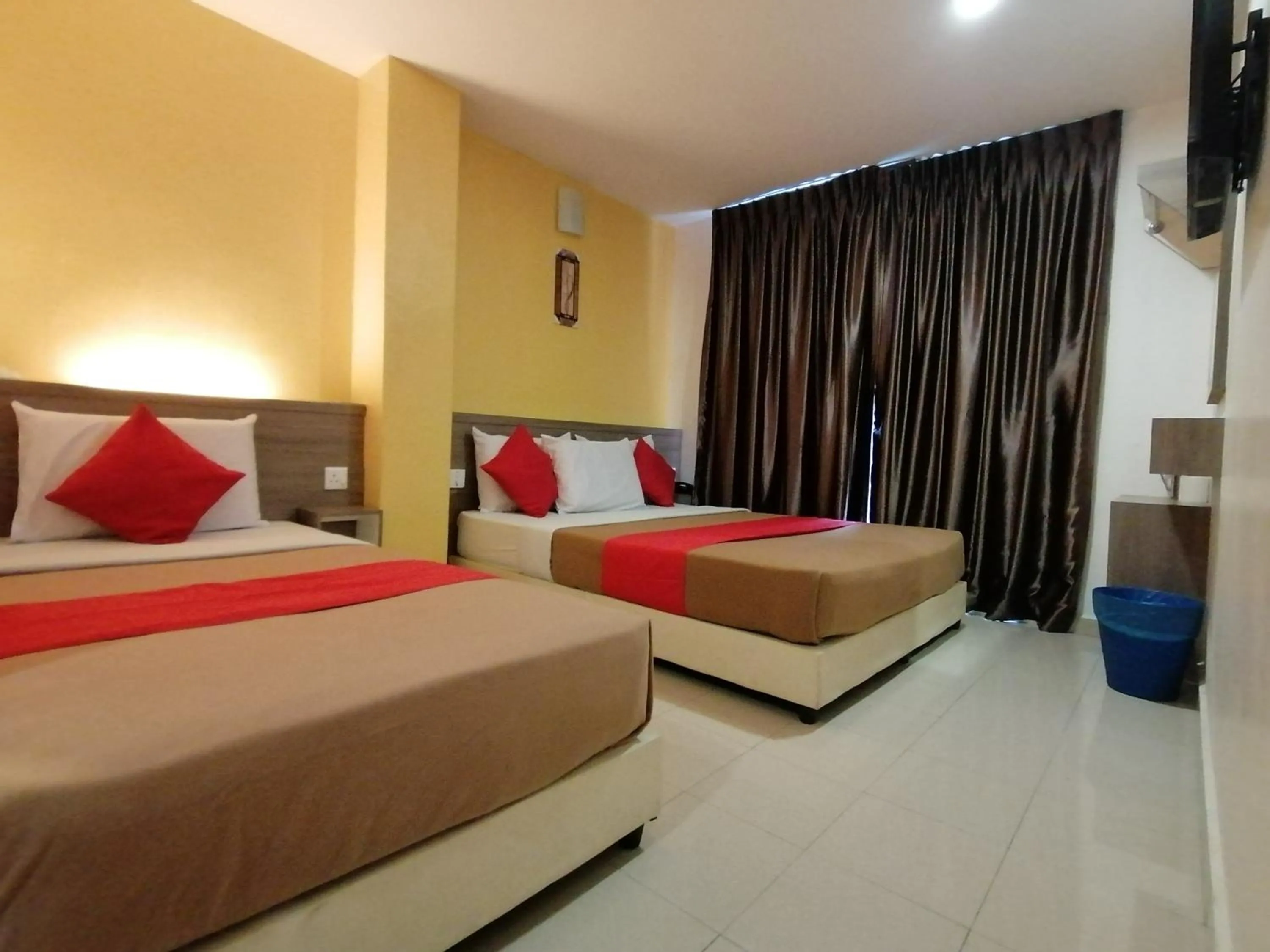 Bedroom, Bed in Yellow Mansion Hotel Melaka Raya