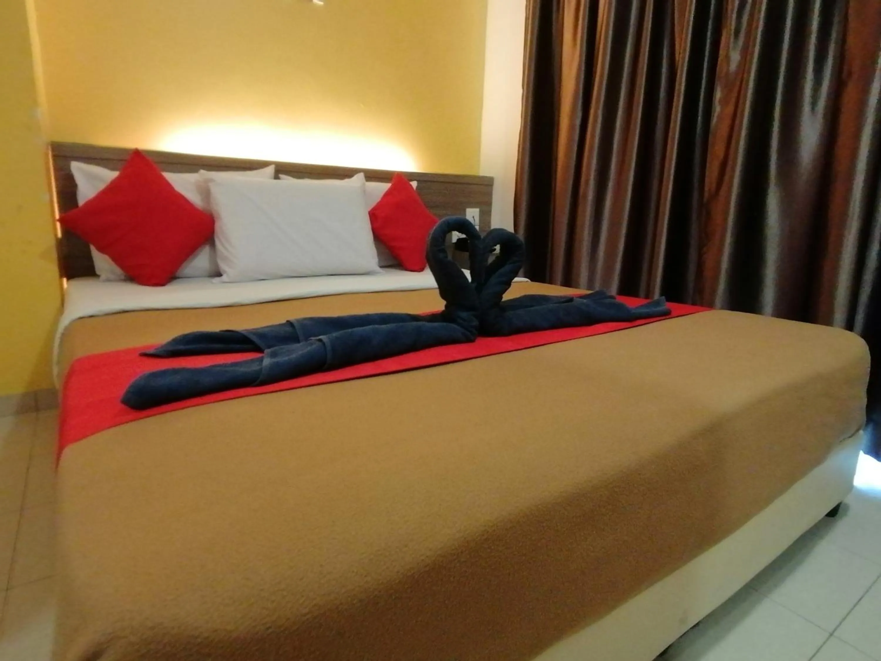 Bedroom, Bed in Yellow Mansion Hotel Melaka Raya