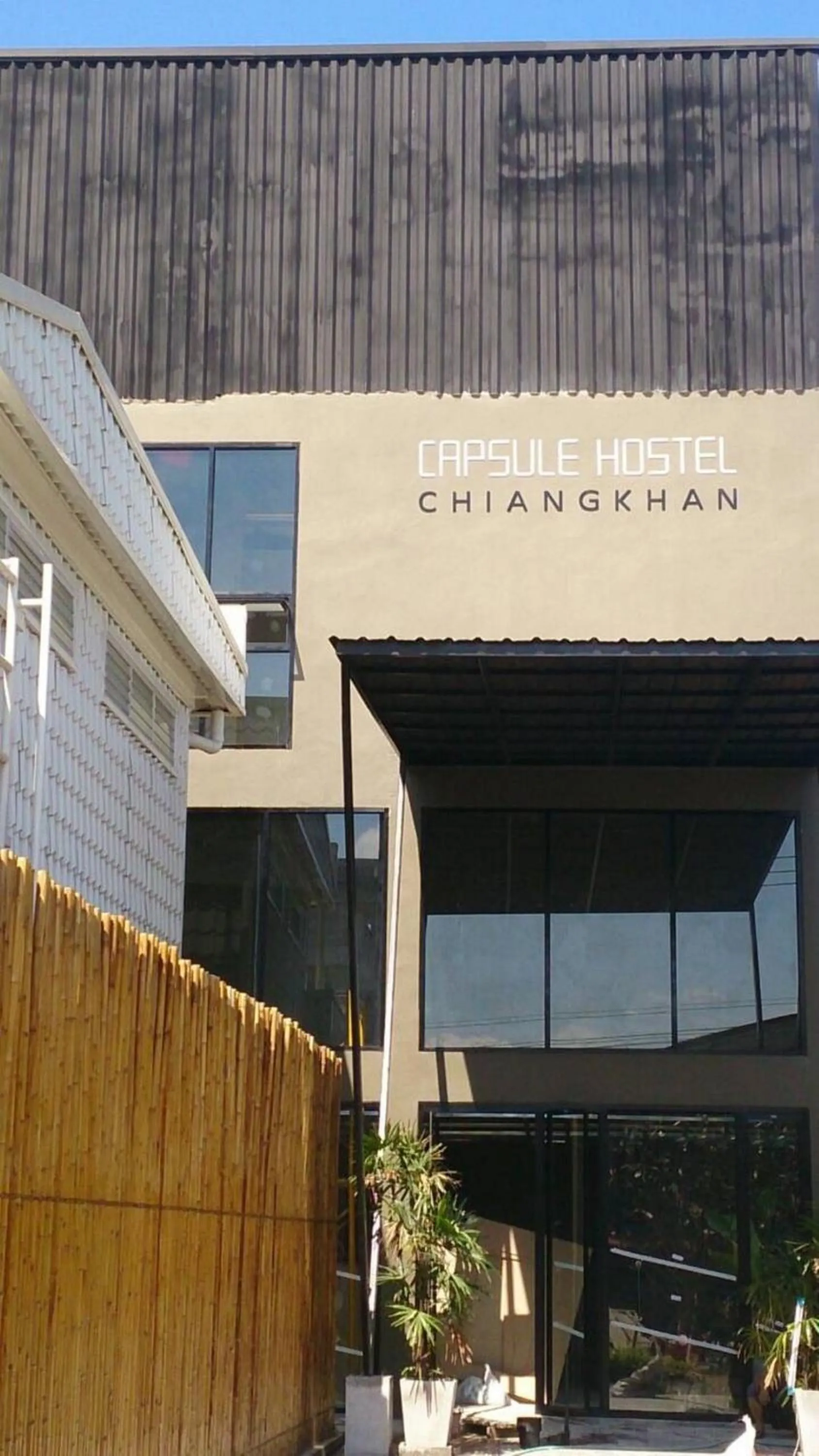 Property building in Capsule Hostel Chiangkhan