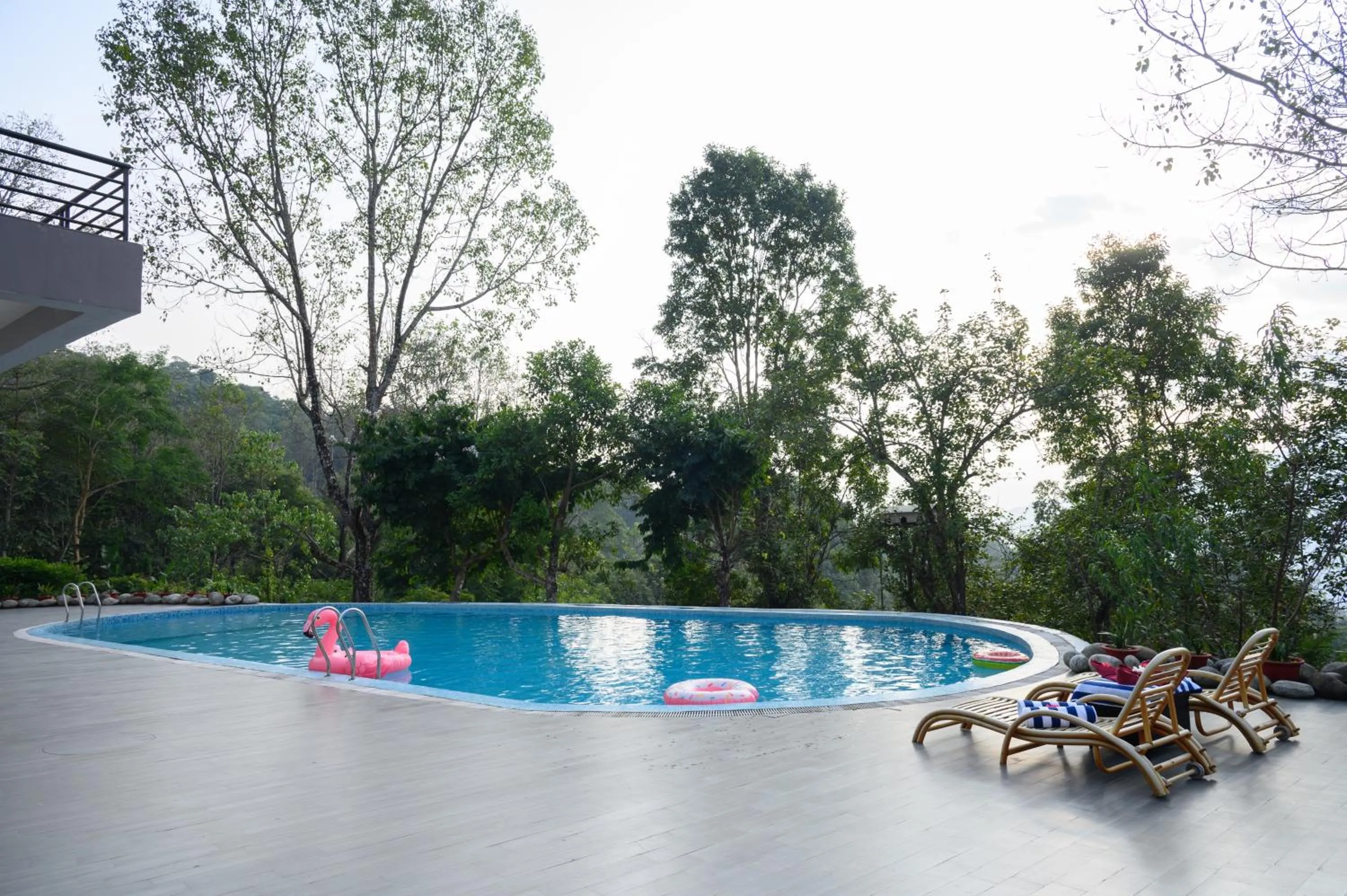 Swimming pool in Sinclairs Retreat Kalimpong