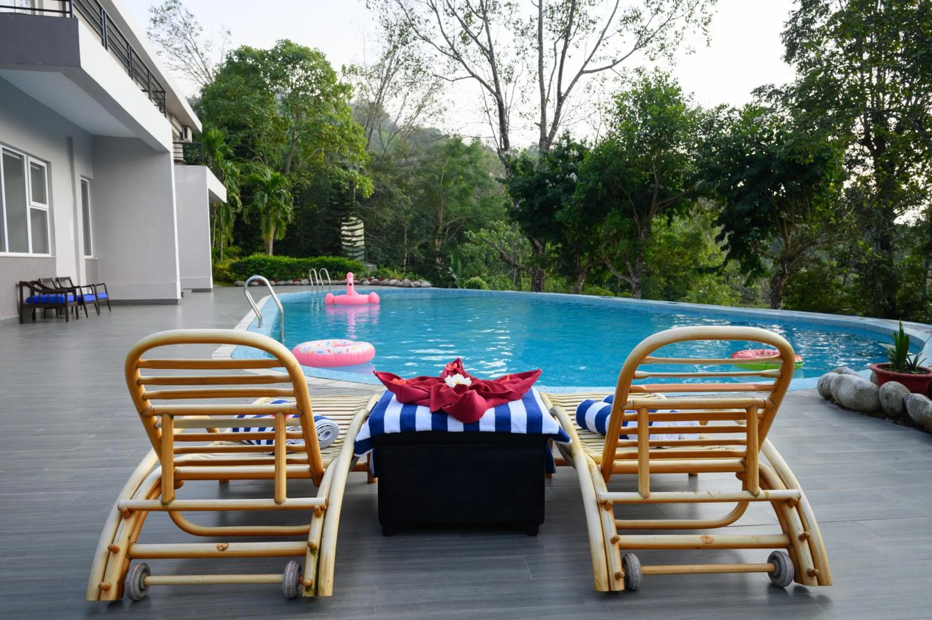 Swimming pool in Sinclairs Retreat Kalimpong