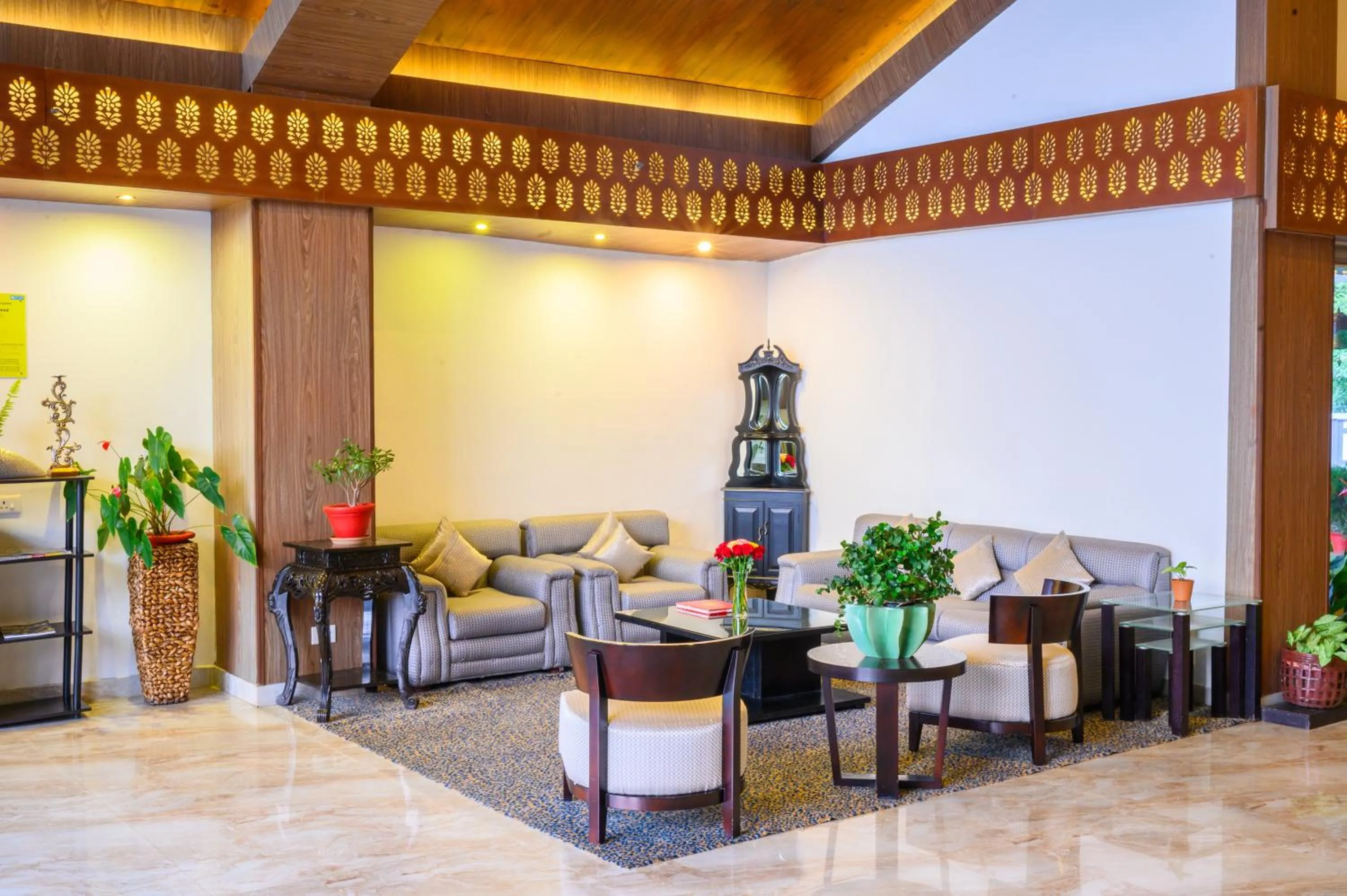 Lobby or reception in Sinclairs Retreat Kalimpong
