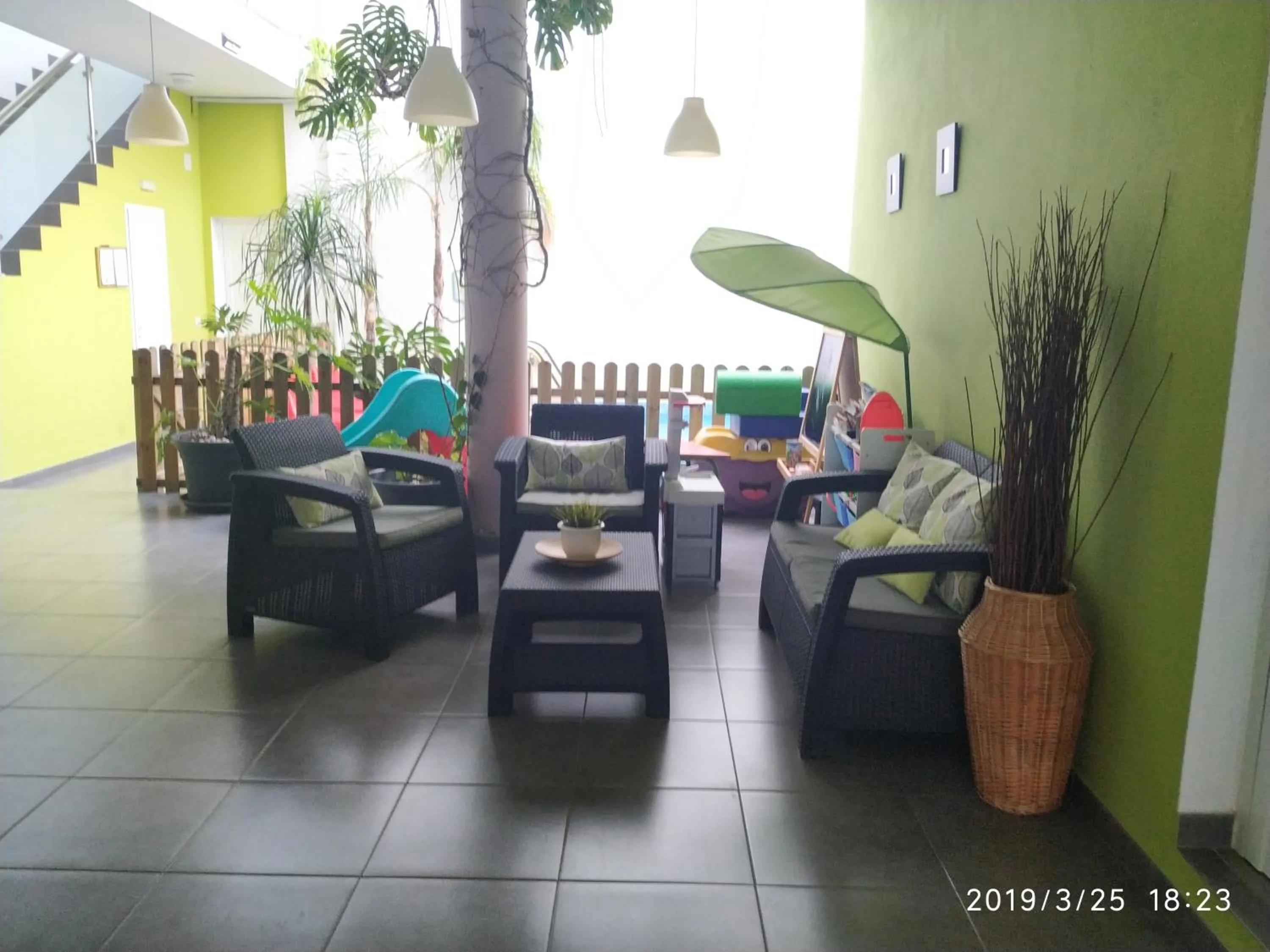 Lobby or reception in Apartamentos El Patio