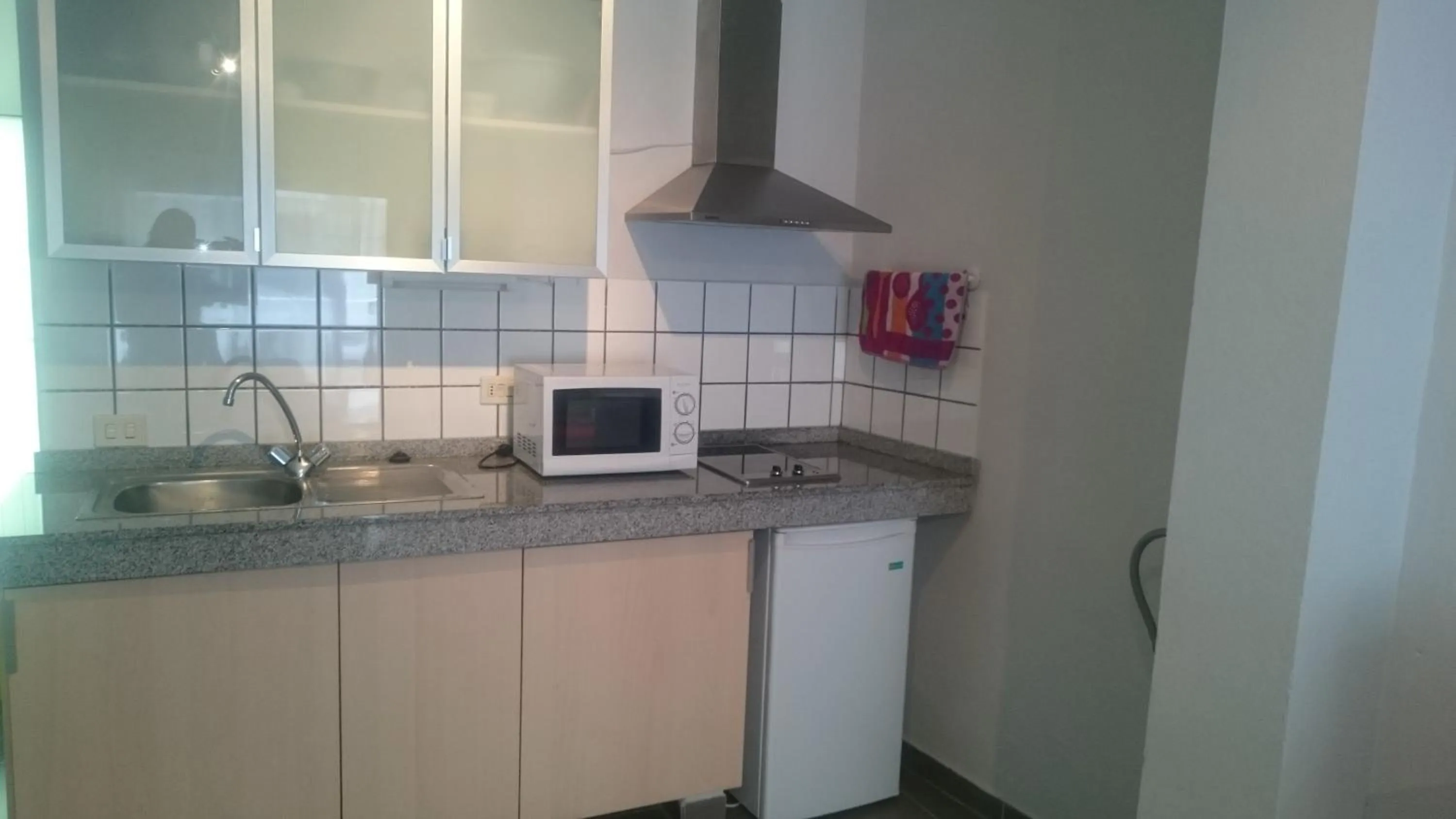 Kitchen or kitchenette in Apartamentos El Patio