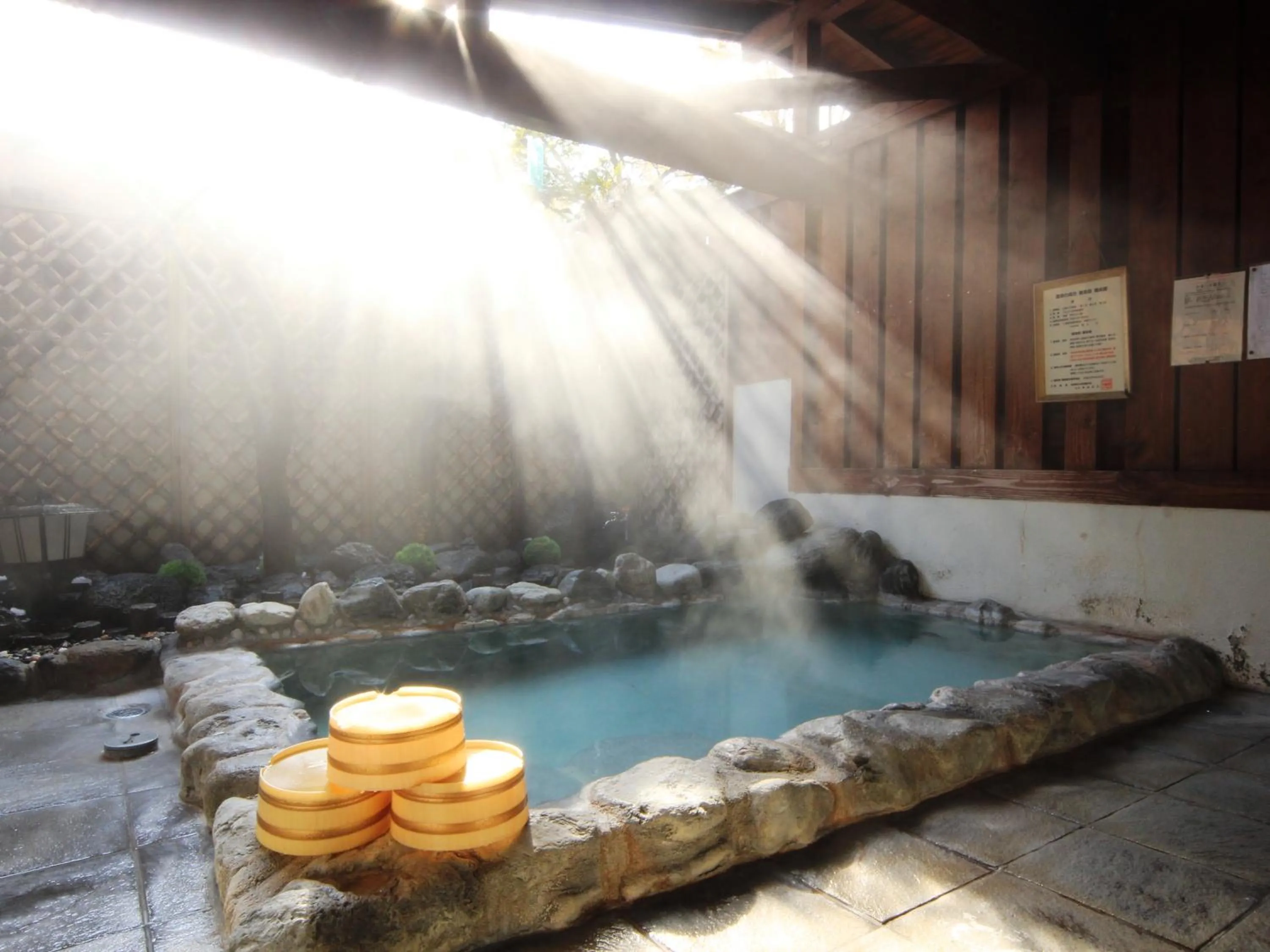Hot Spring Bath in Hotel Grace Hakuba