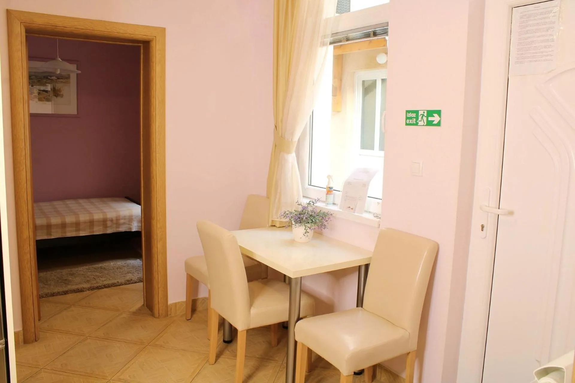 Bed in Apartments Paradisos