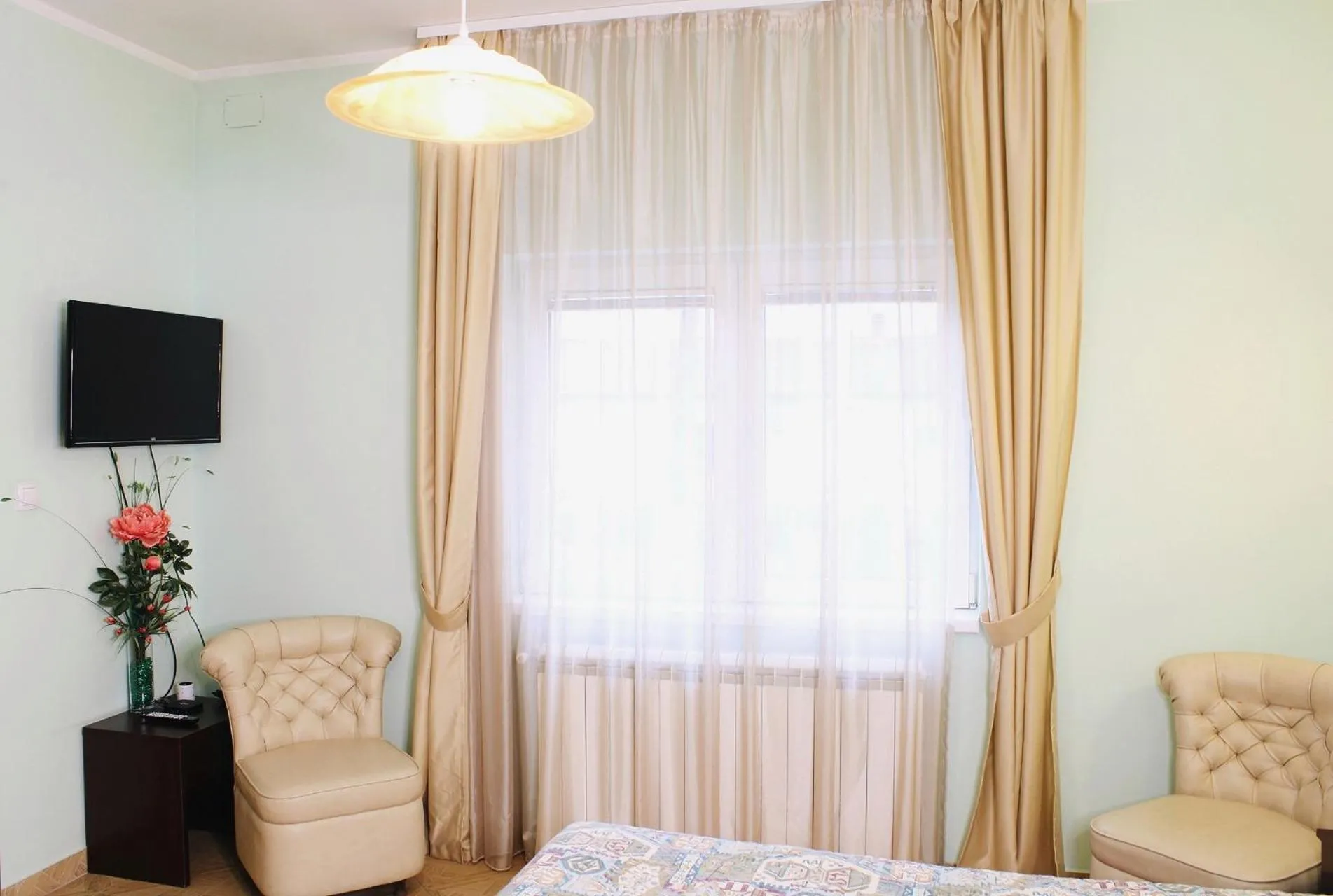 Bed in Apartments Paradisos