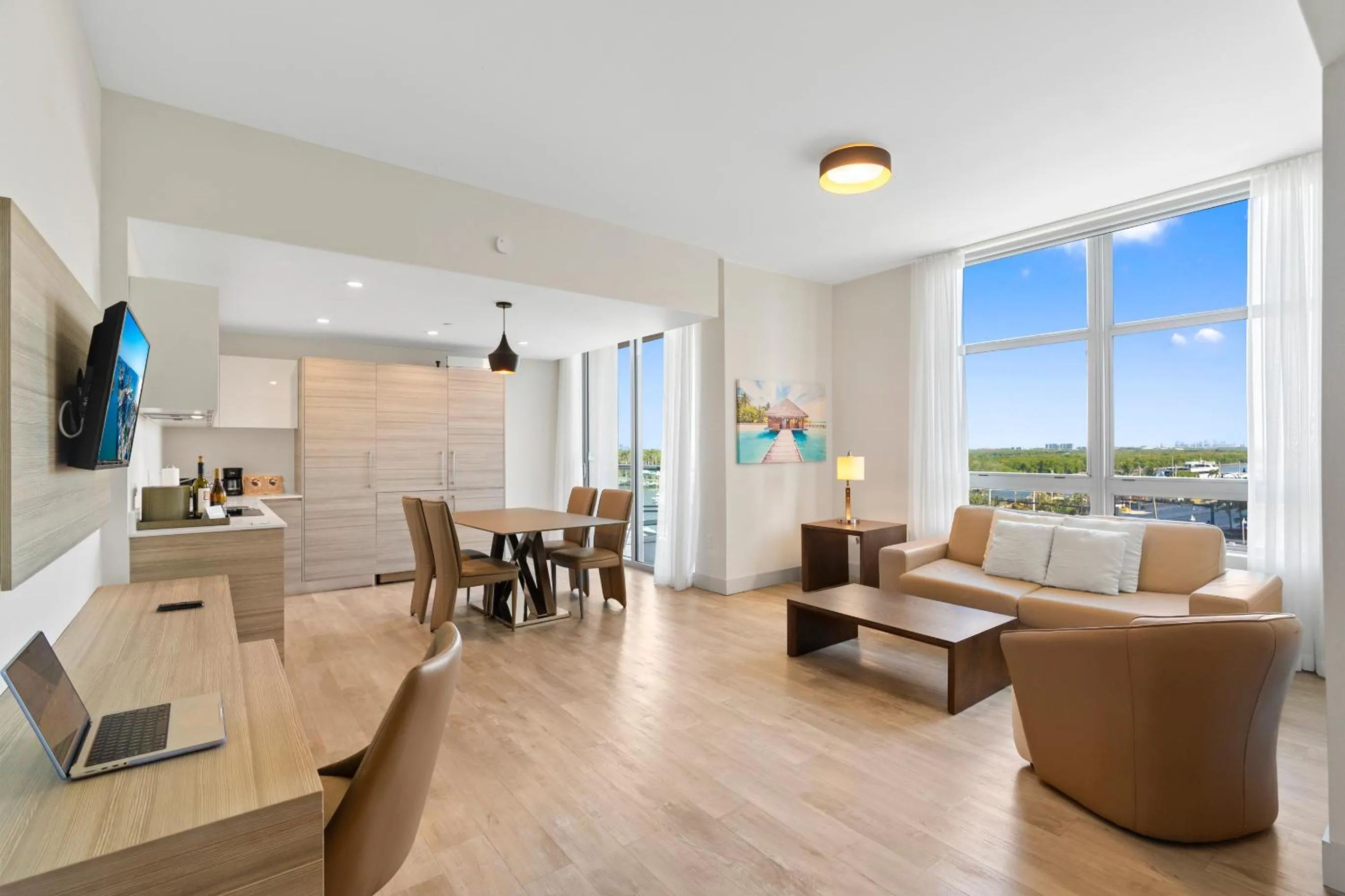 Living room in Nido del amor