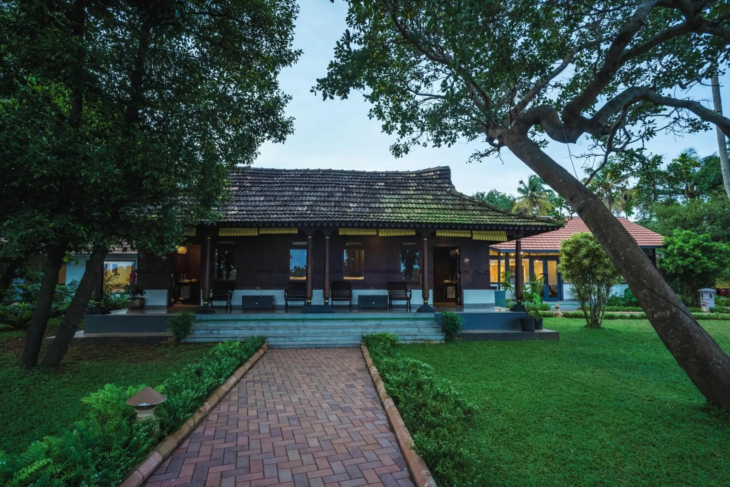 Facade/entrance in Vedic Village Retreat Kodungallur