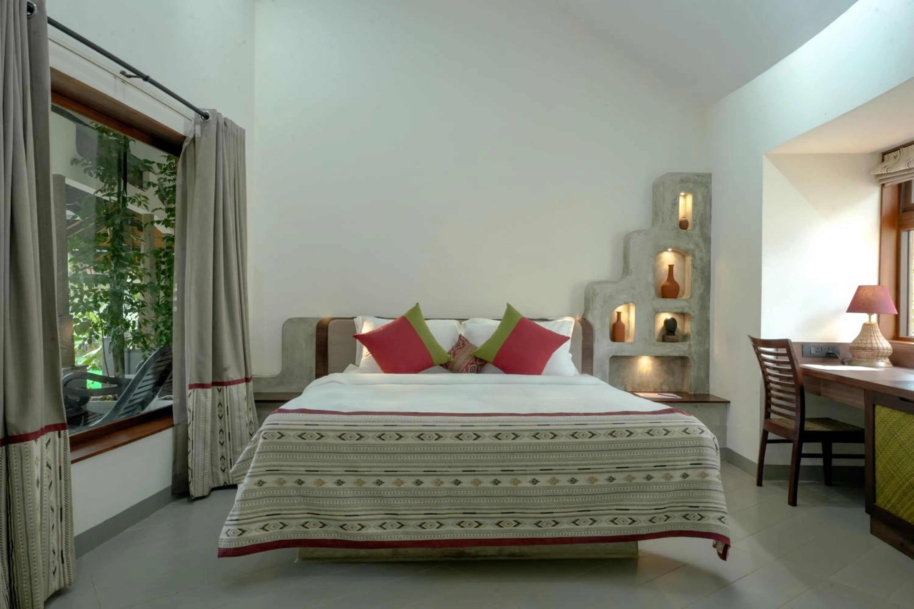 Bedroom, Bed in Vedic Village Retreat Kodungallur