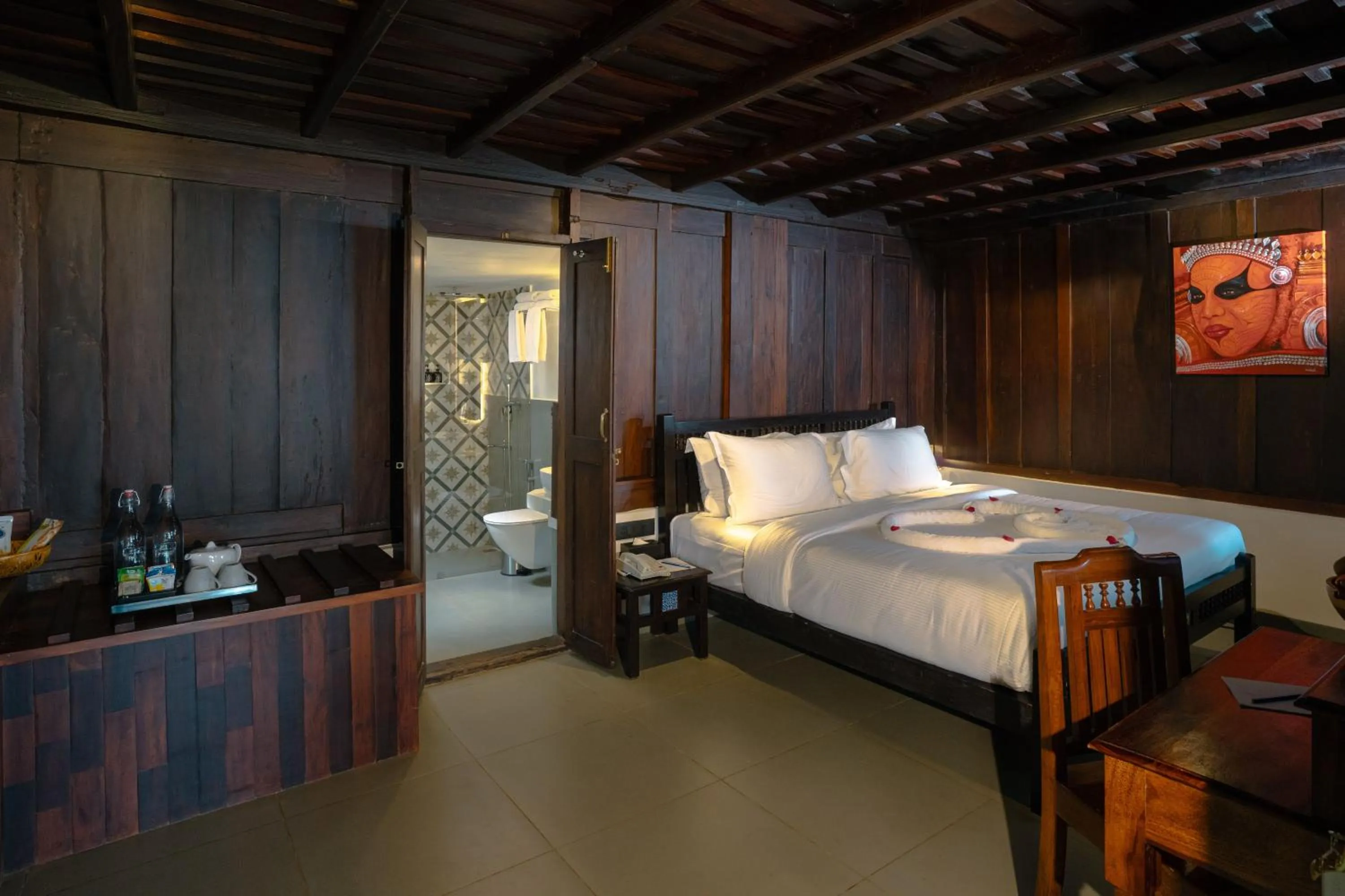 Bedroom, Bed in Vedic Village Retreat Kodungallur