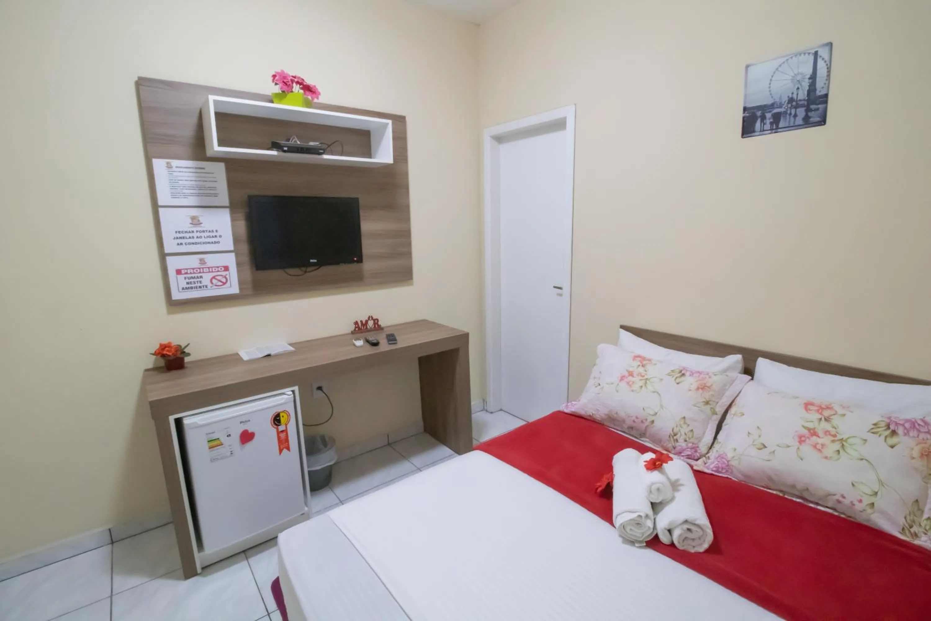 Bed in Pousada Vovó Dilma