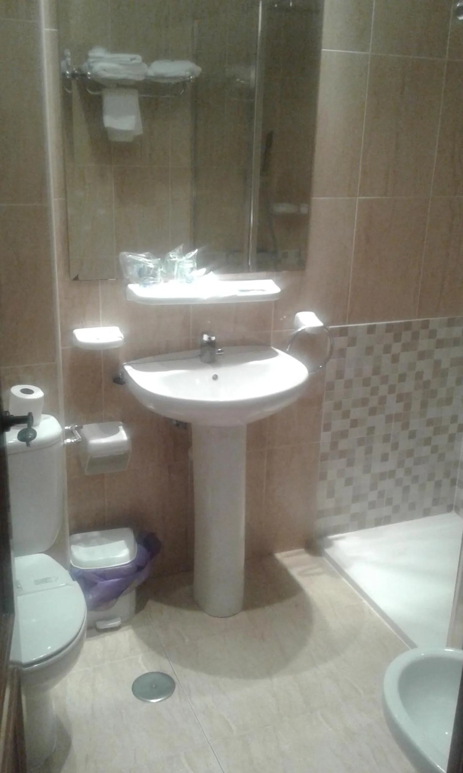 Shower in Hotel Casa Aurelia