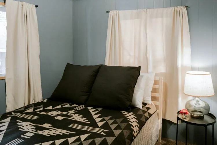 Bed in oak knoll lodge