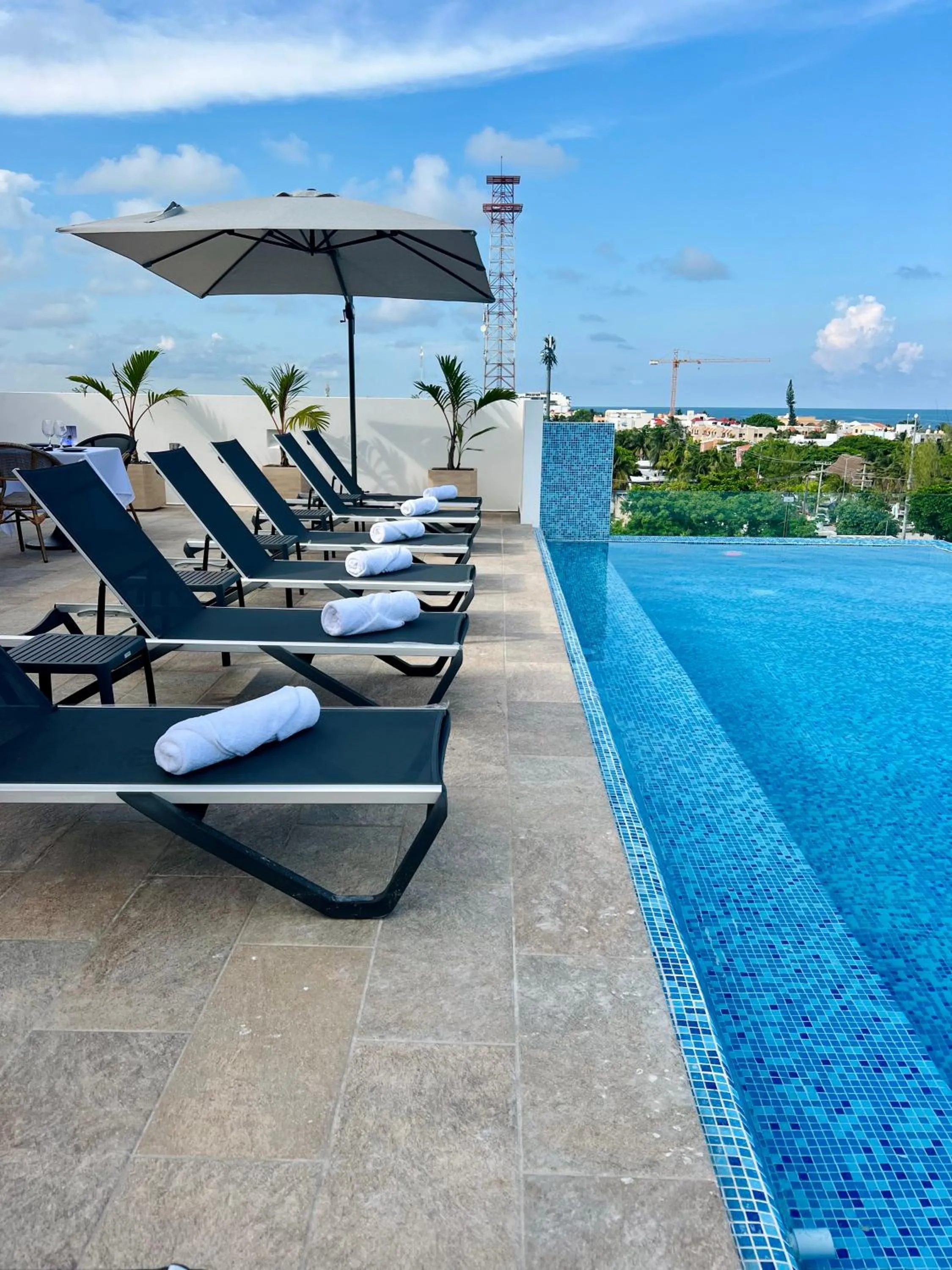 Pool view in Areia Boutique Hotel - Puerto Morelos