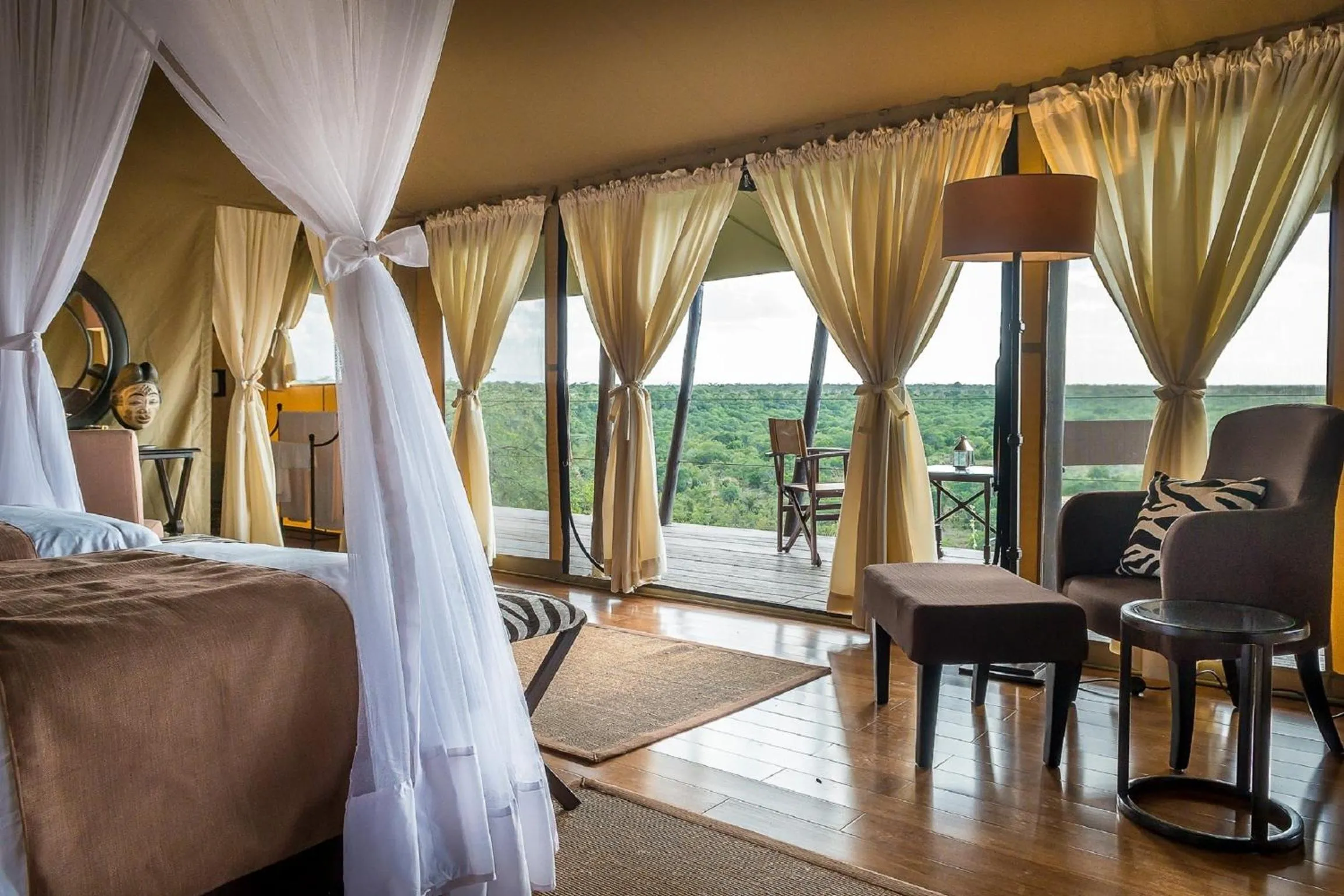 Day, Bed in Mutara Camp- Nanyuki