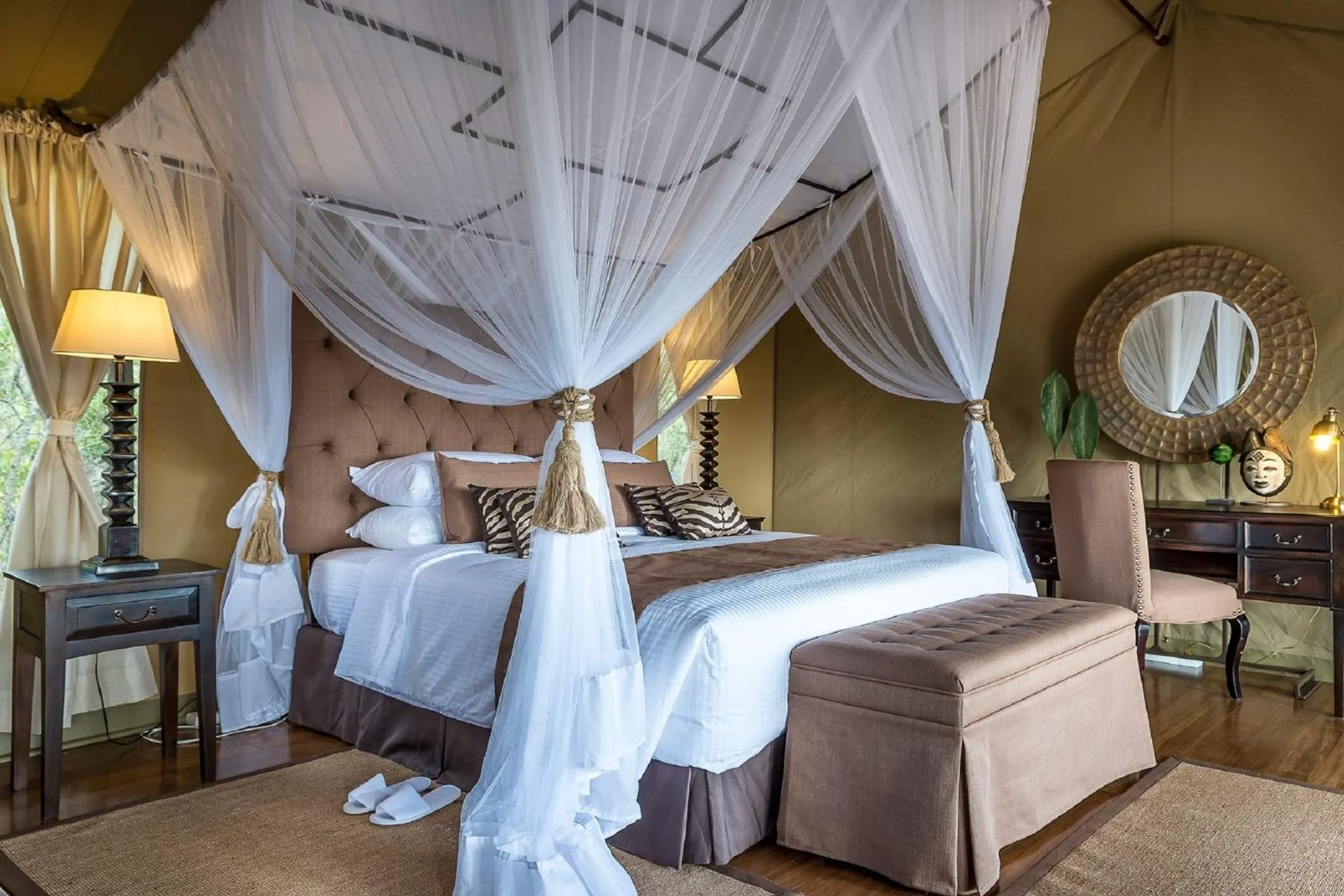 Photo of the whole room, Bed in Mutara Camp- Nanyuki