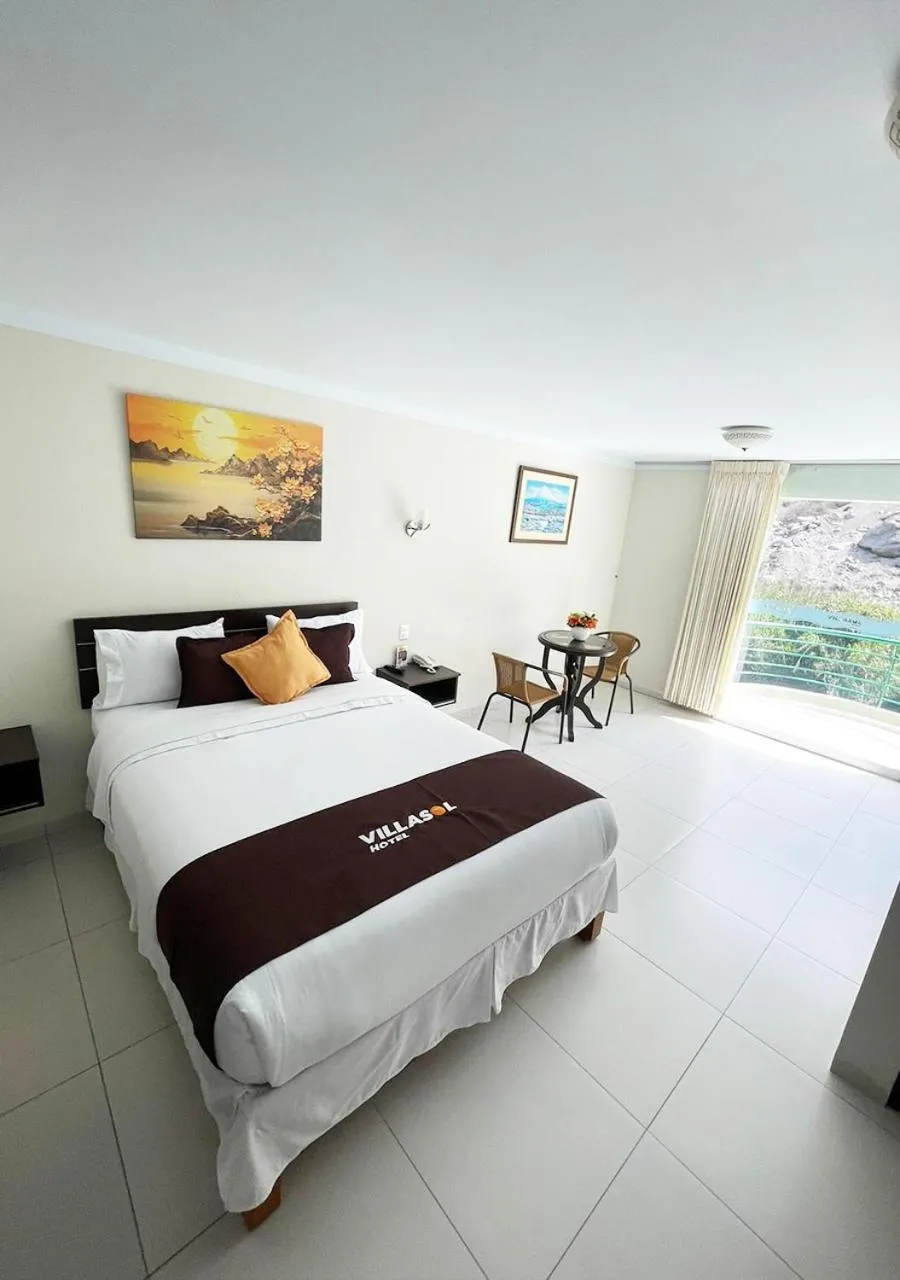 View (from property/room), Bed in Villasol Hotel