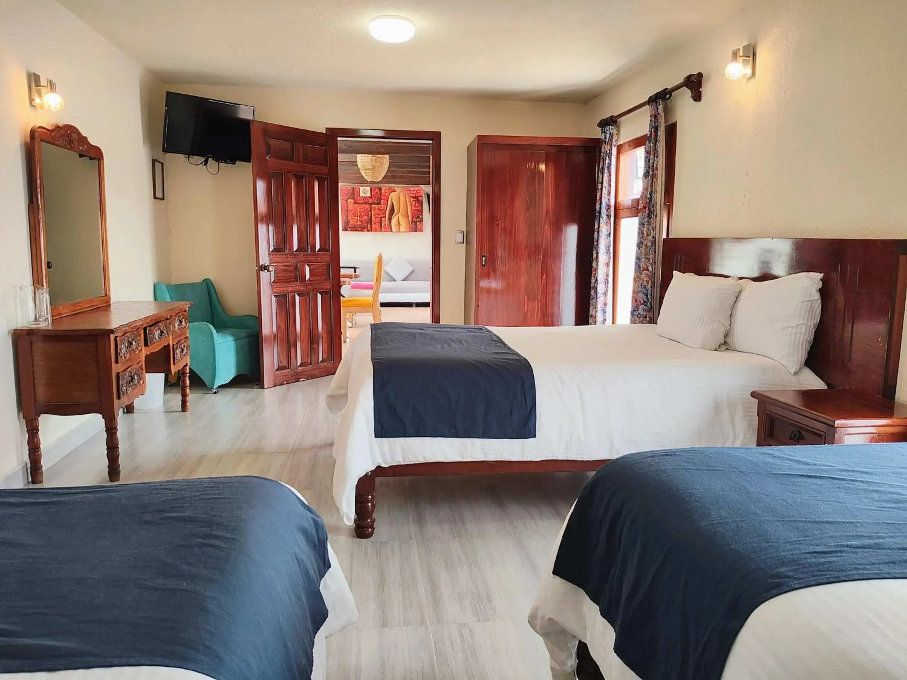 Bed in Hotel Barrio Antiguo Bed in Hotel Barrio Antiguo