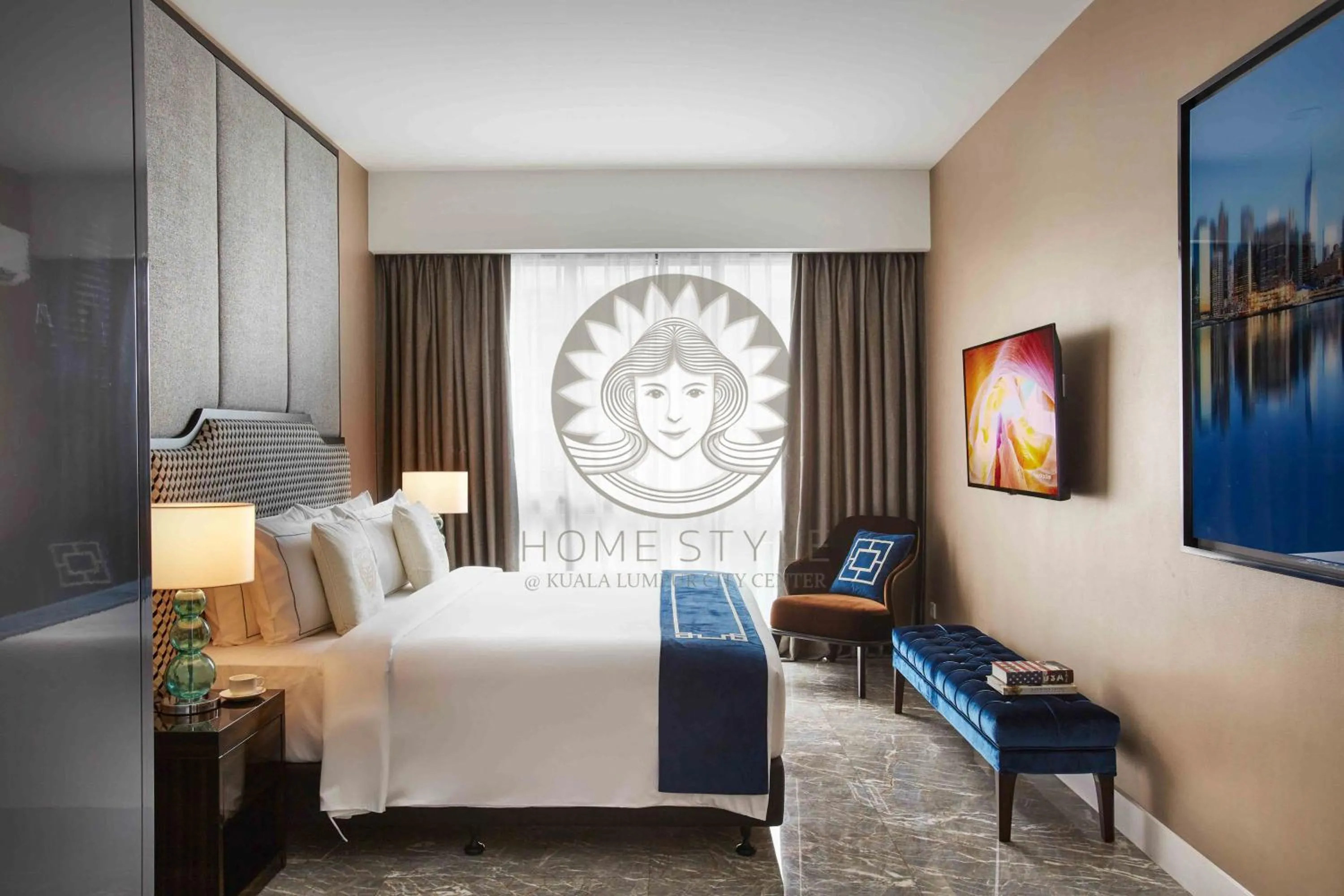 Bed in HOME STYLE at Platinum Suites 2 KLCC Twin Towers