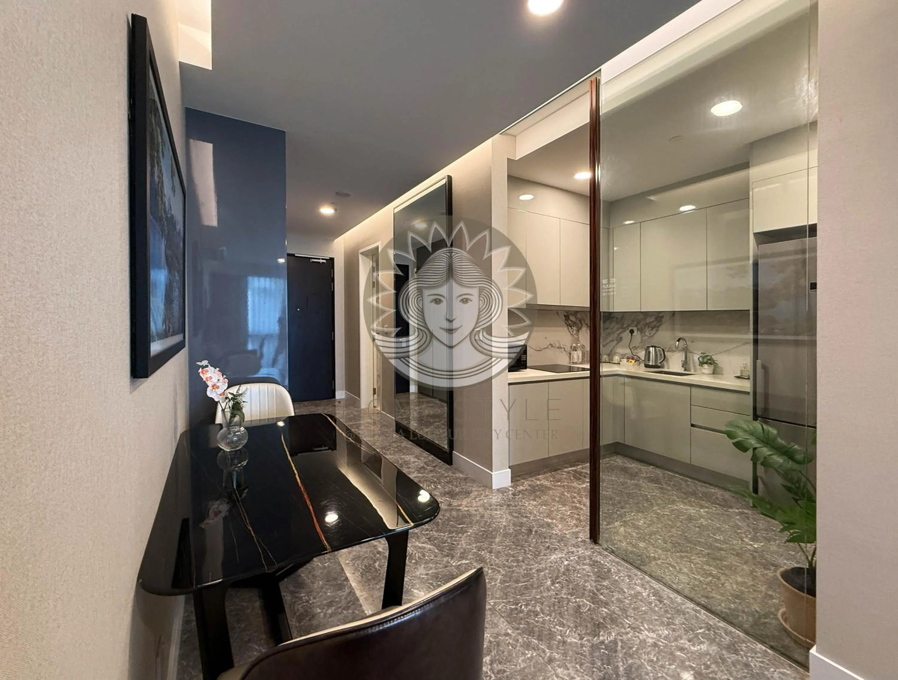 Kitchen or kitchenette in HOME STYLE at Platinum Suites 2 KLCC Twin Towers