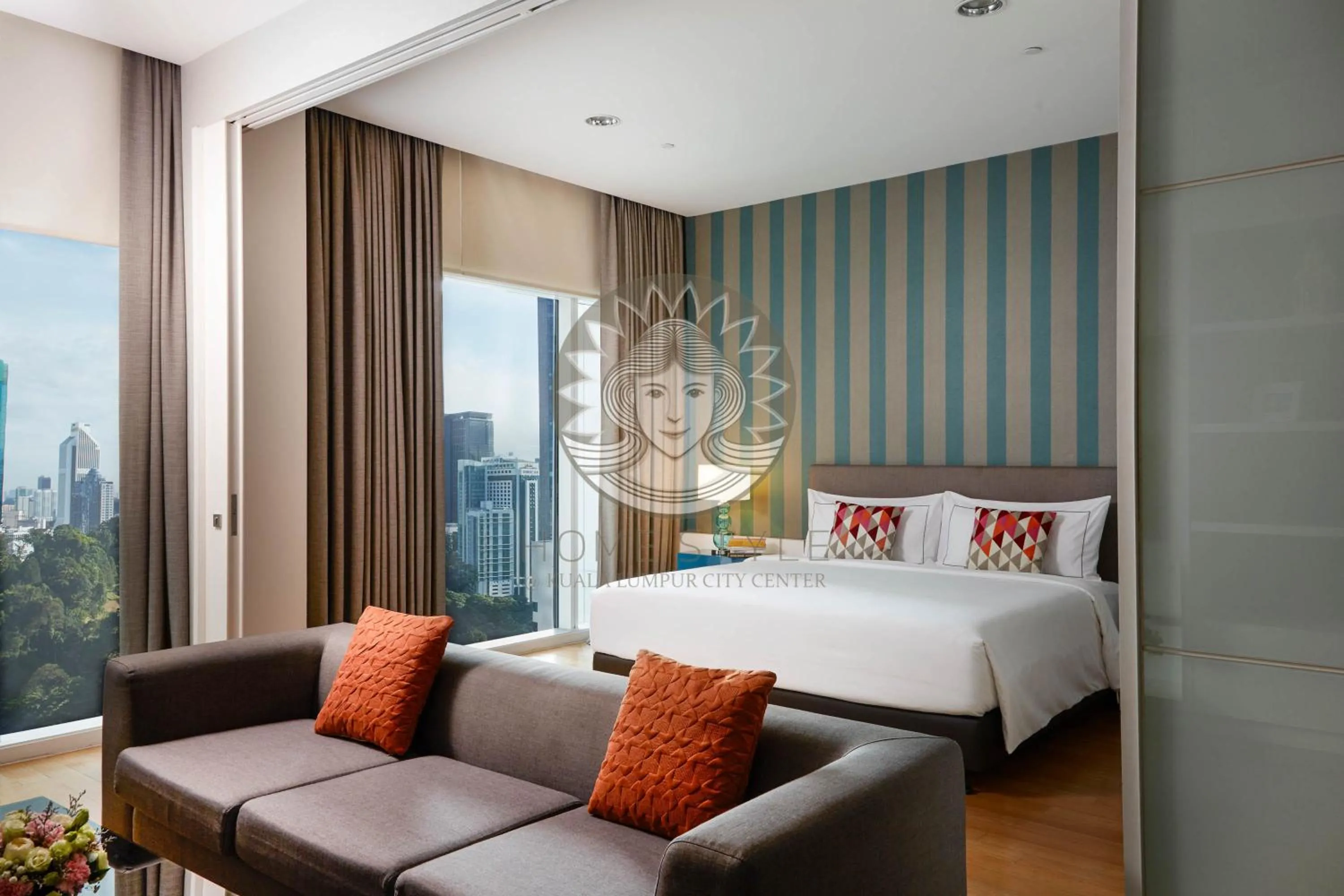 Bed in HOME STYLE at Platinum Suites KLCC Twin Towers