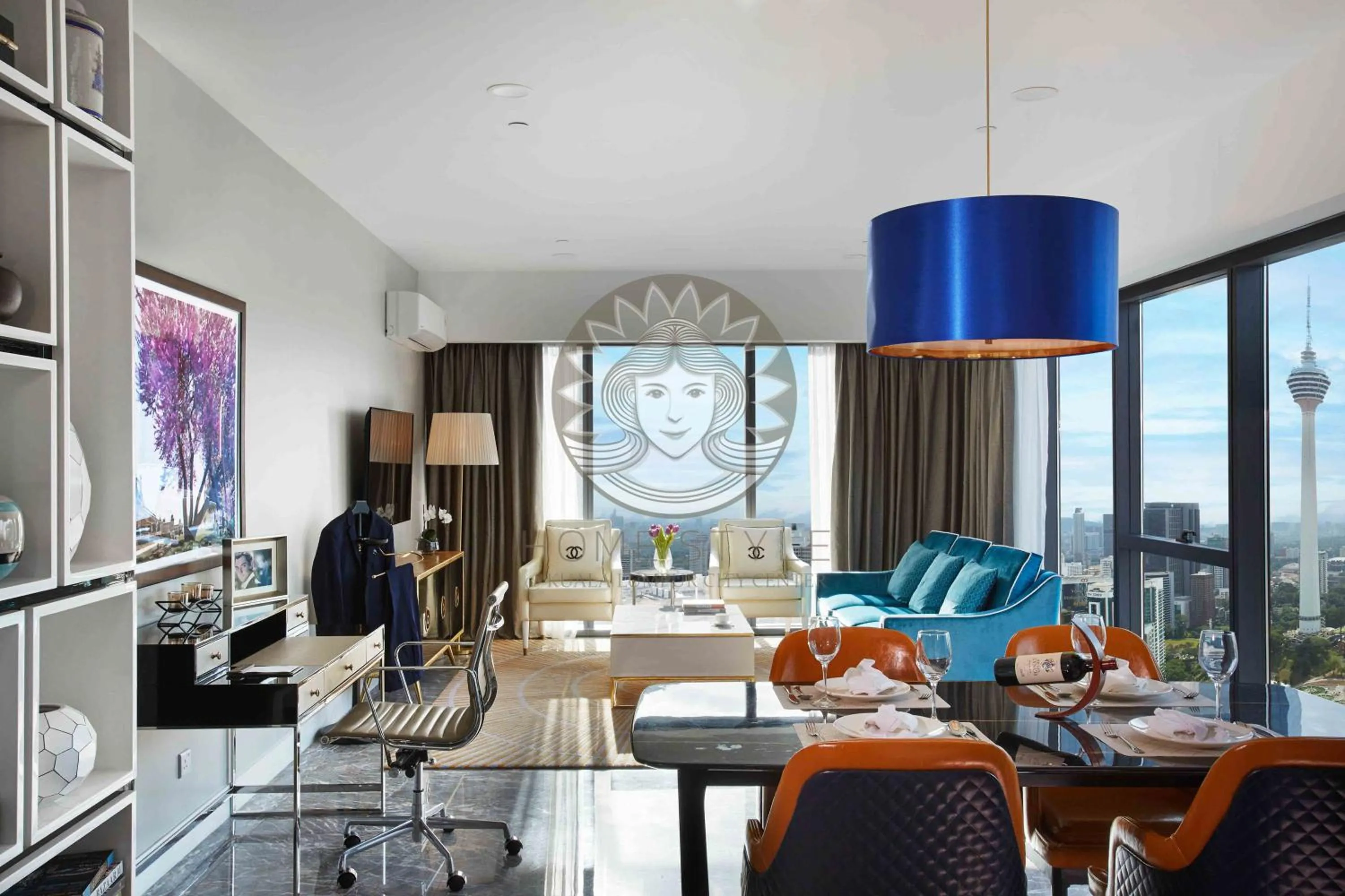 Living room in HOME STYLE at Platinum Suites 2 KLCC Twin Towers