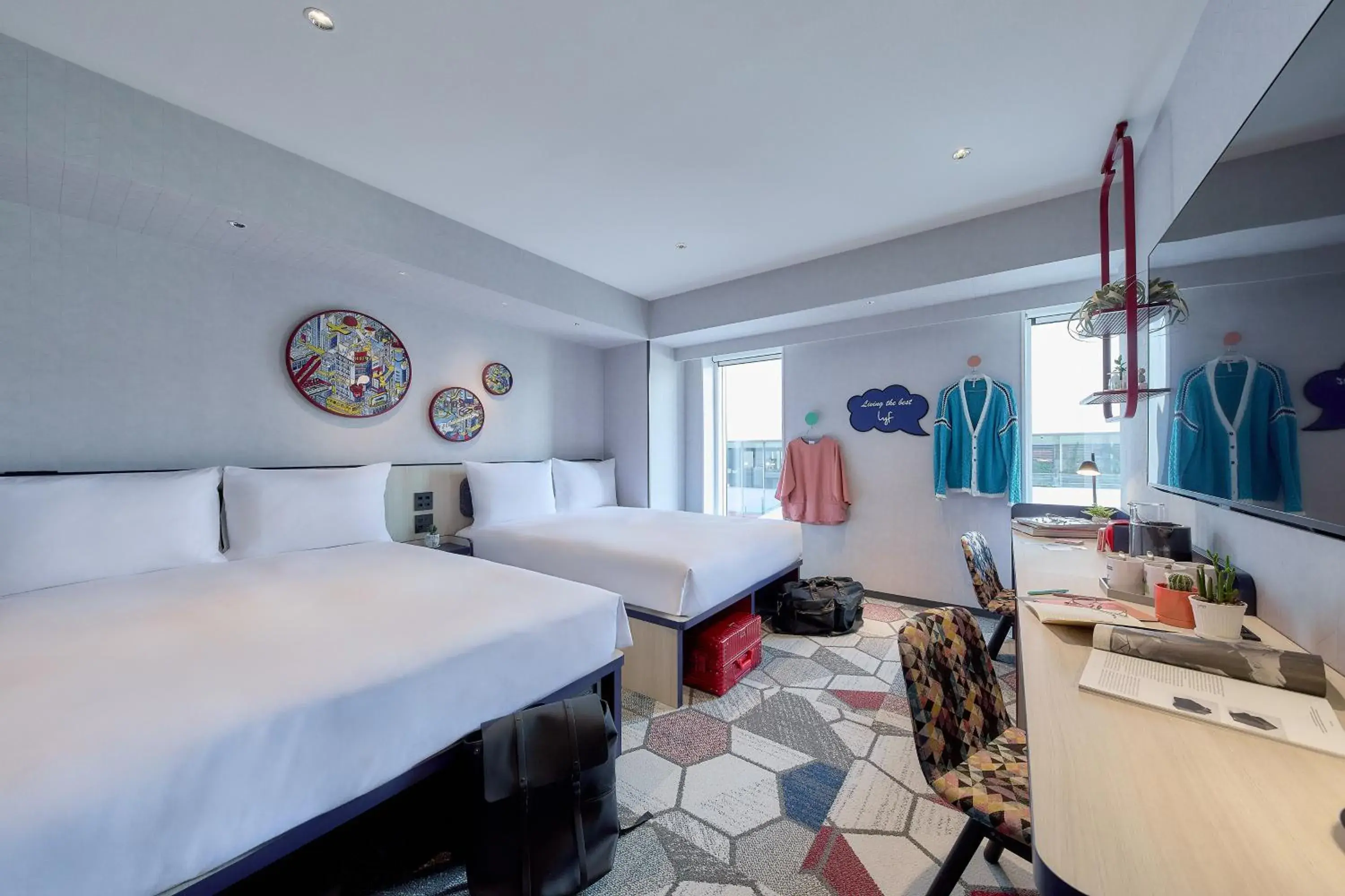 Photo of the whole room, Bed in lyf Shibuya Tokyo Photo of the whole room, Bed in lyf Shibuya Tokyo