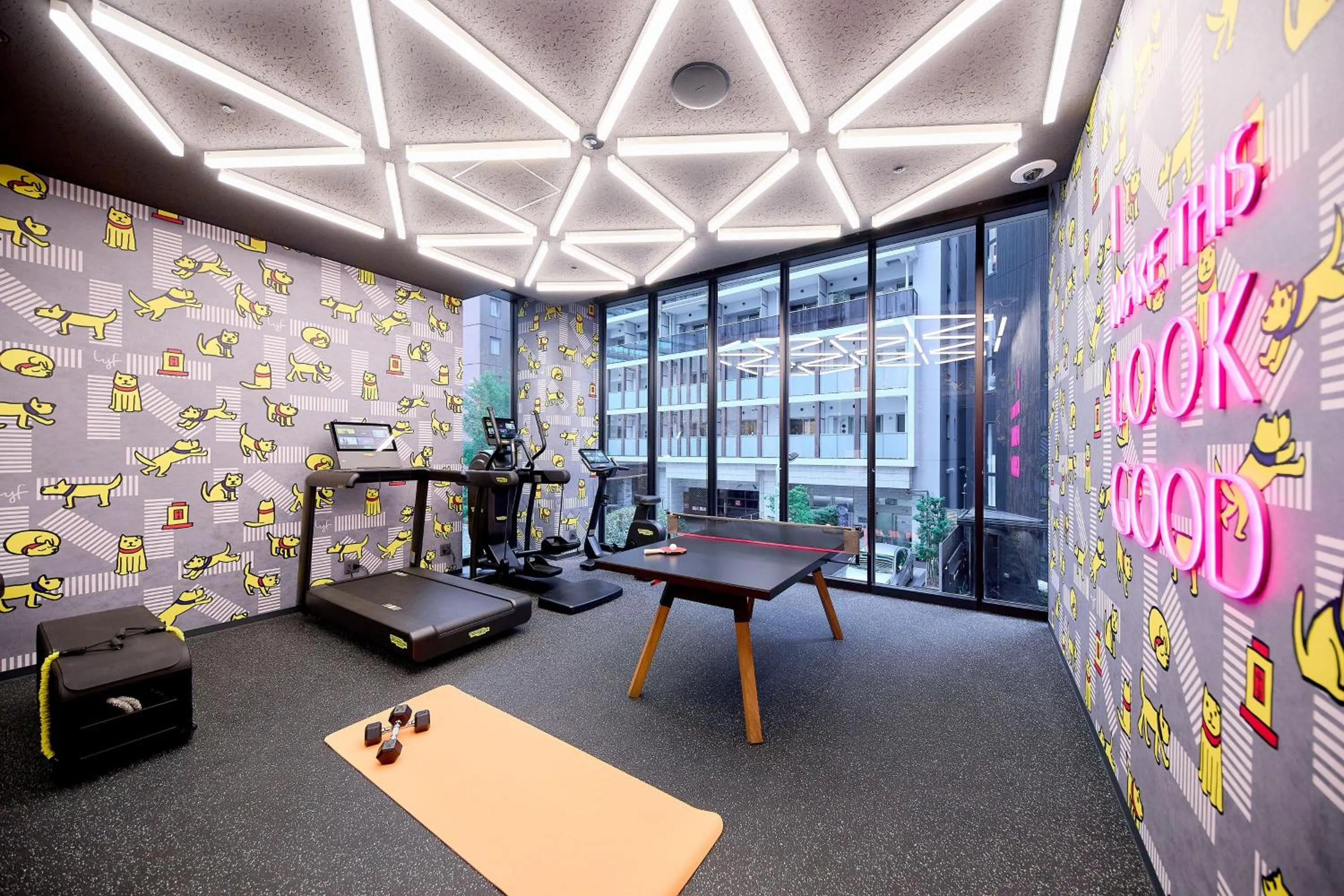 Table tennis in lyf Shibuya Tokyo