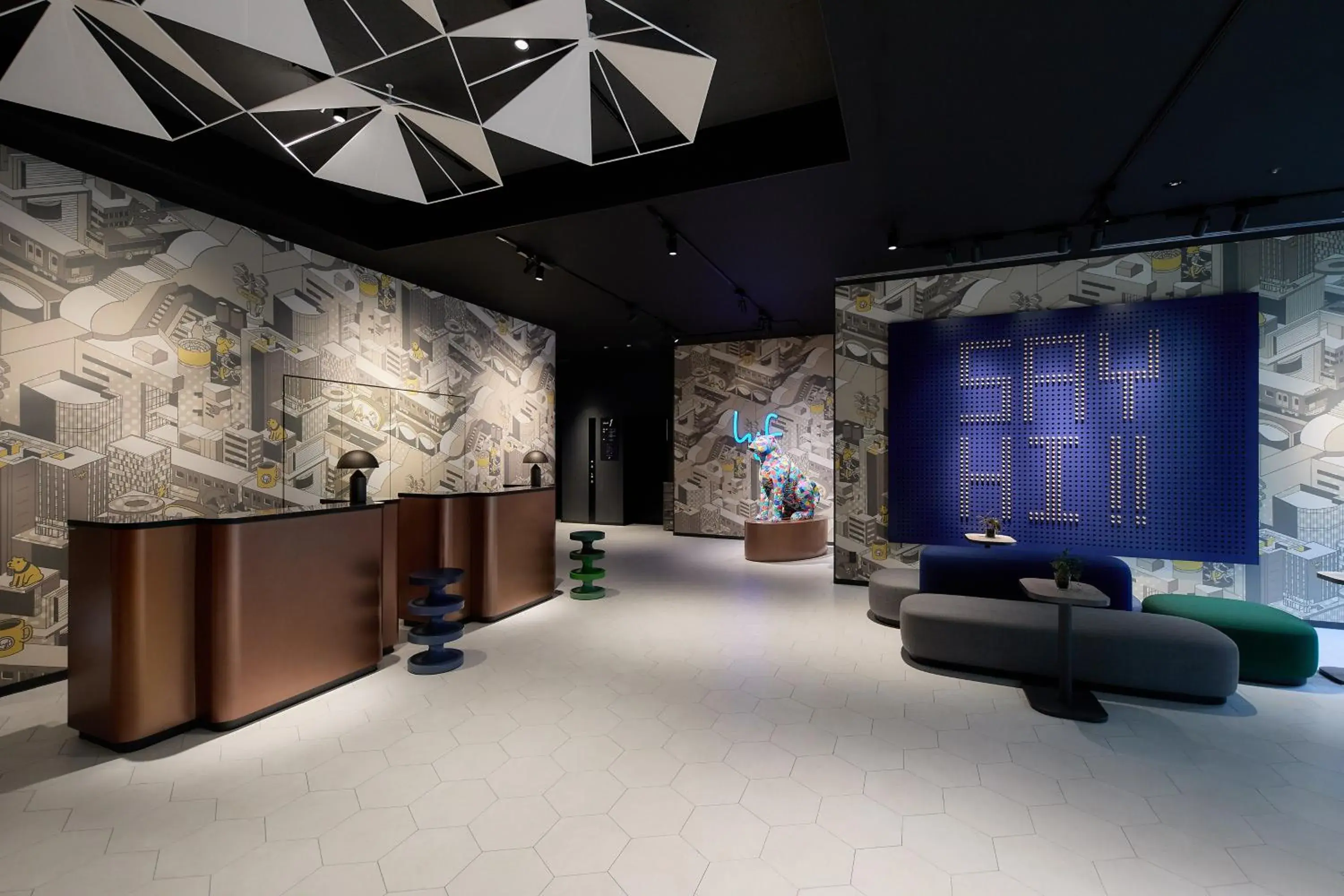 Lobby or reception in lyf Shibuya Tokyo Lobby or reception in lyf Shibuya Tokyo