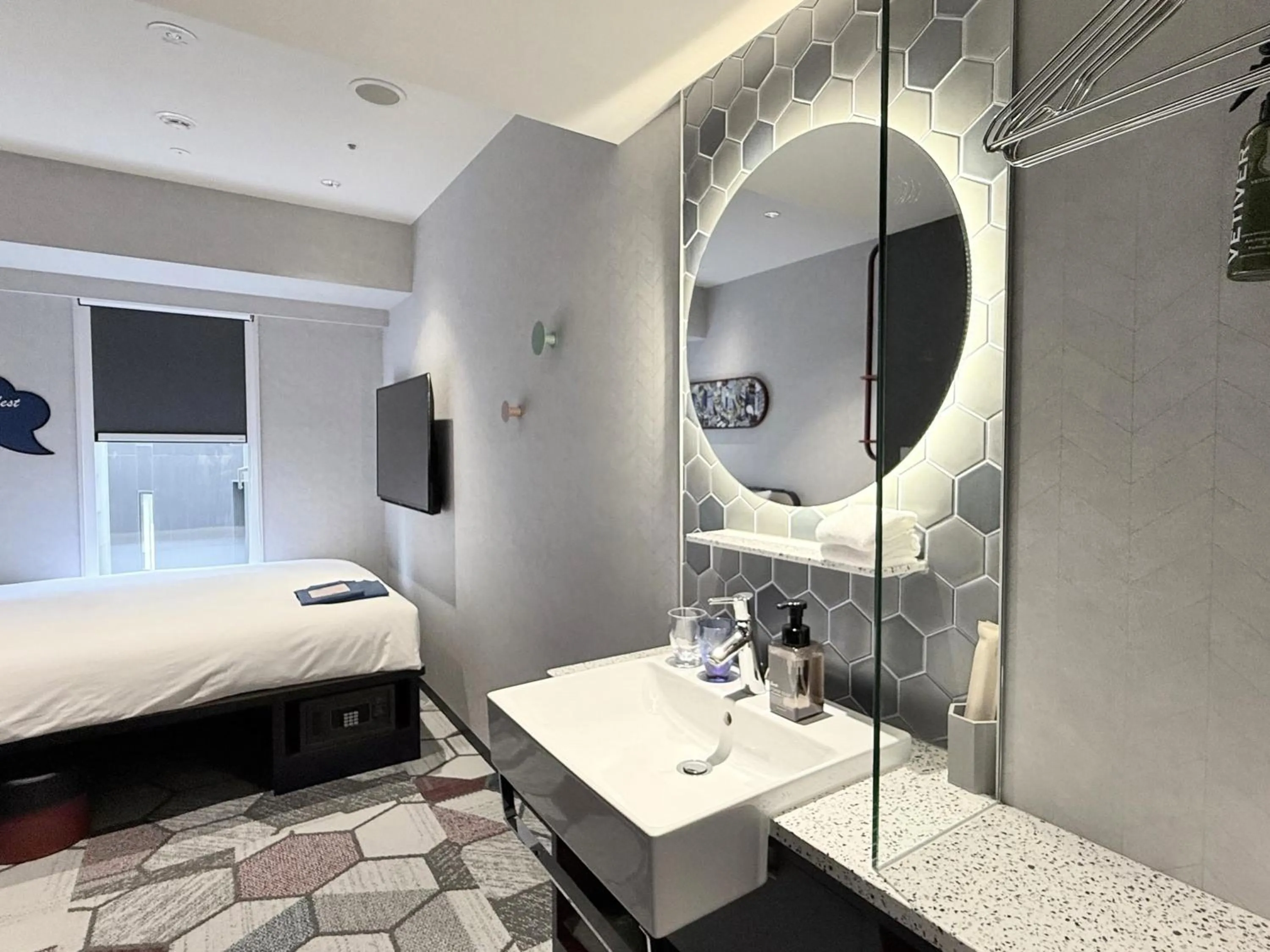 Photo of the whole room, Bed in lyf Shibuya Tokyo