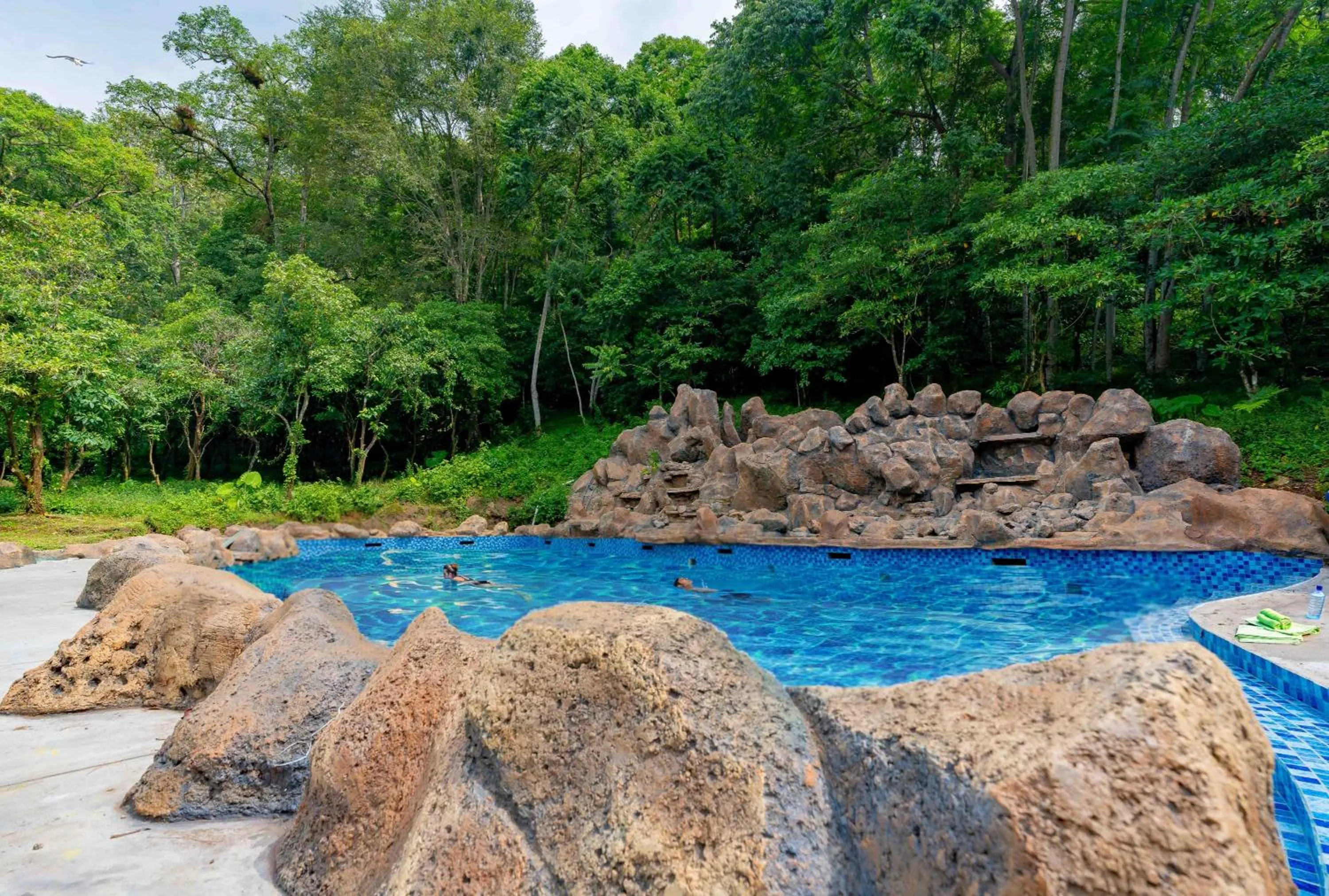 Swimming pool in The Omala Resort Tretes