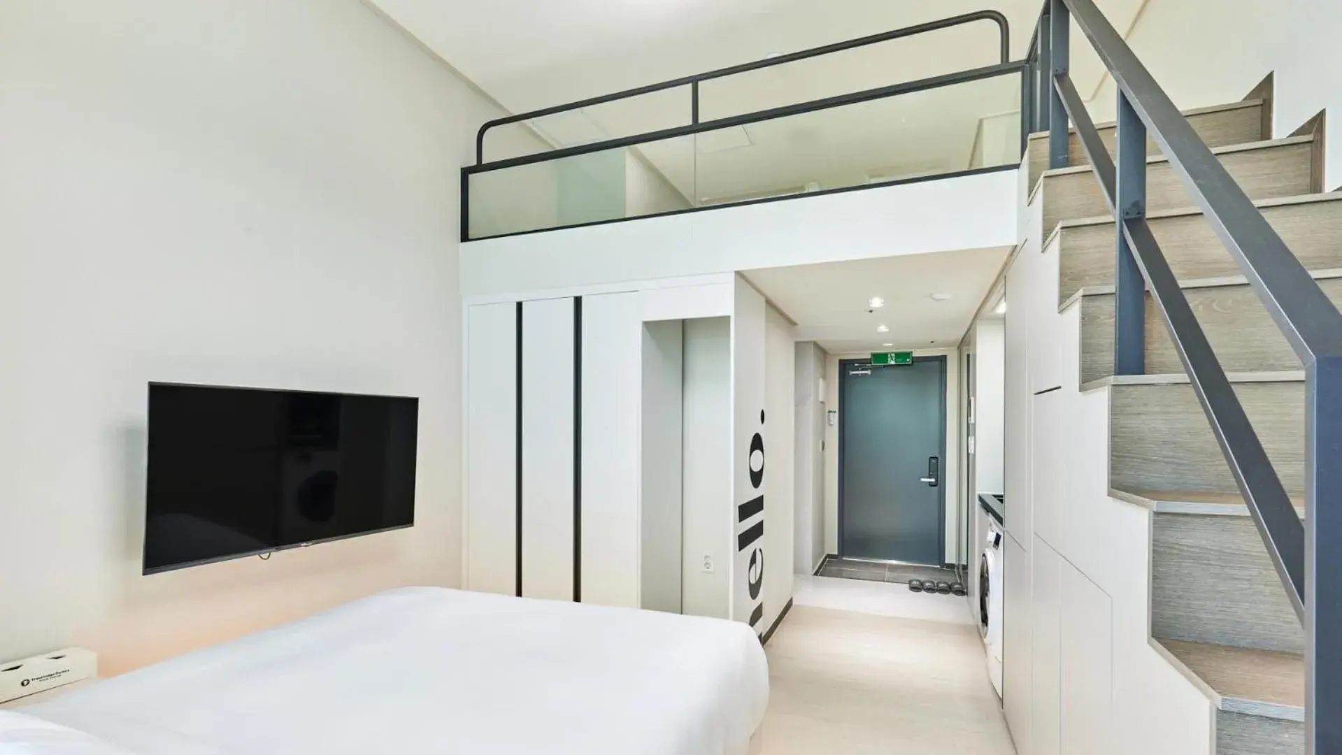 Bed in Travelodge Suites Busan Centum Bed in Travelodge Suites Busan Centum