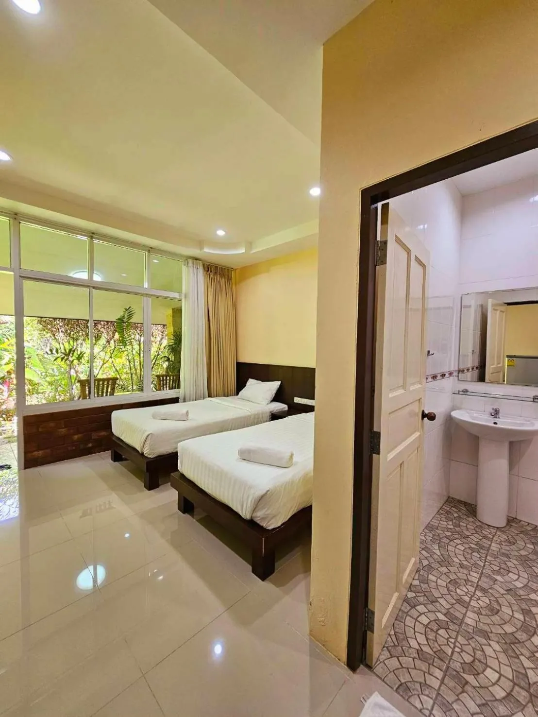 Bed in Samran Resort