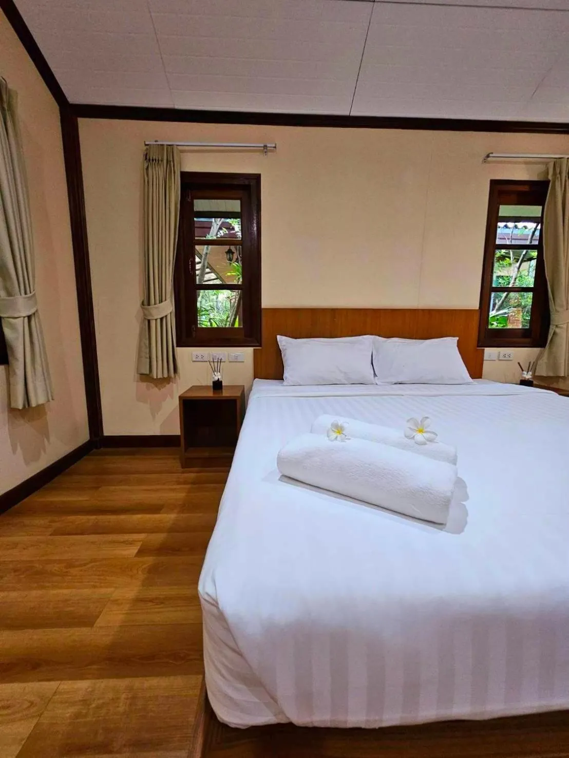 Bed in Samran Resort