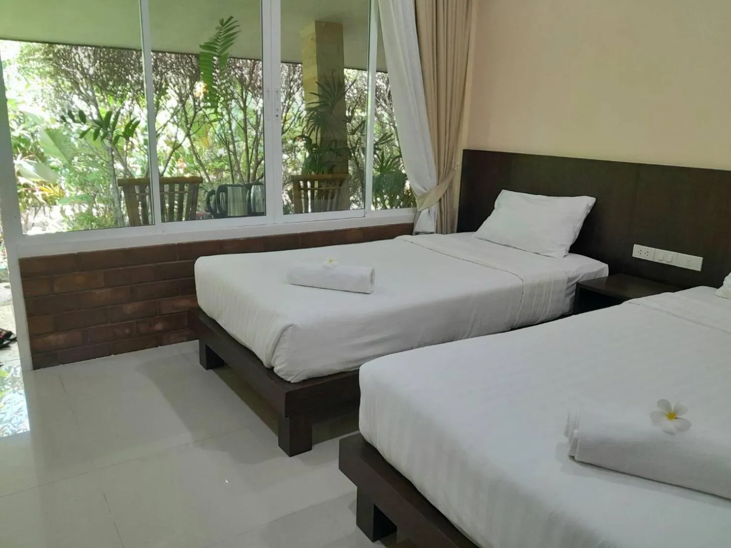 Bed in Samran Resort