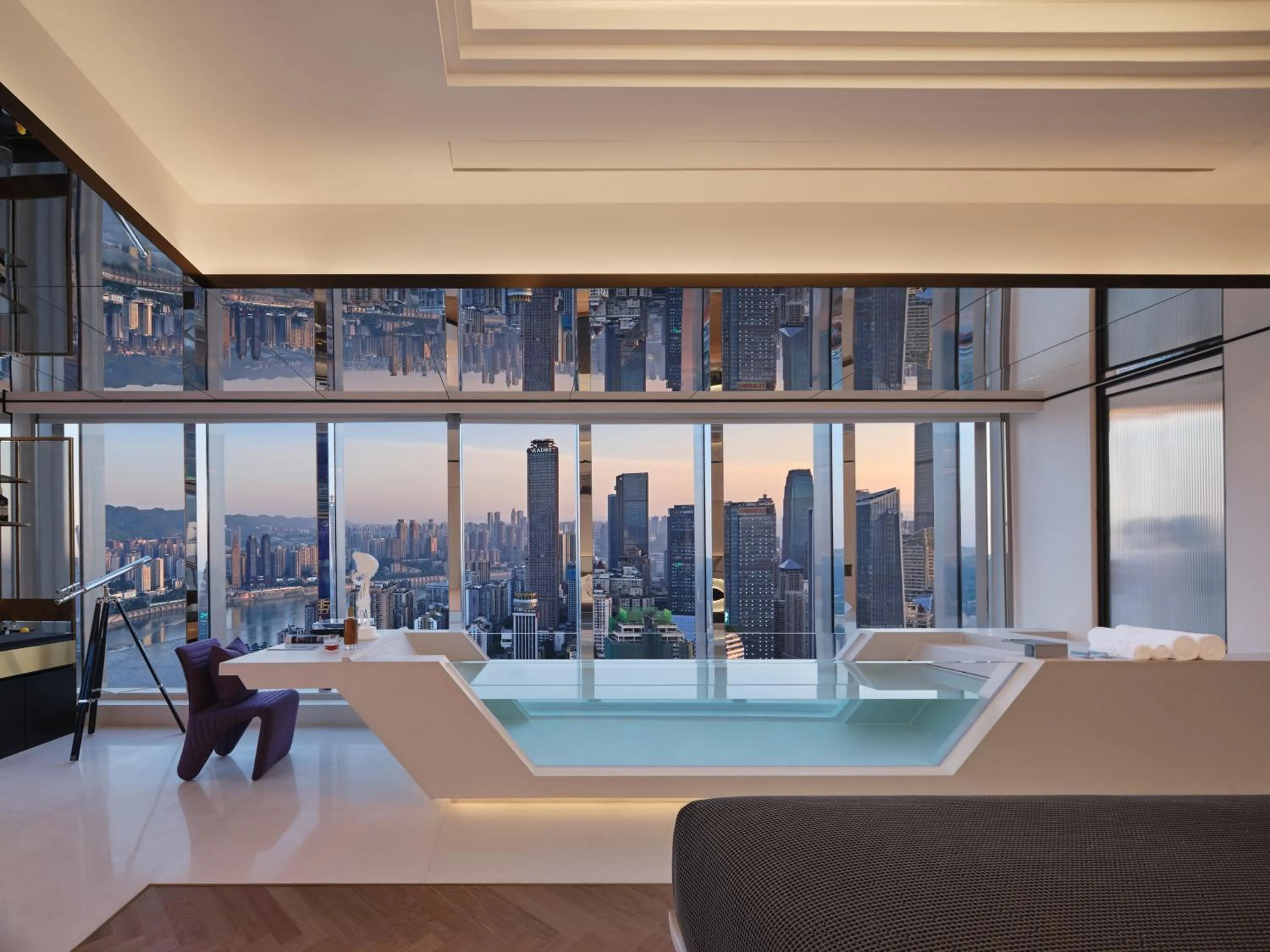 City view in ISEYA Panoramic Hotel Chongqing Jiefangbei Raffles Plaza