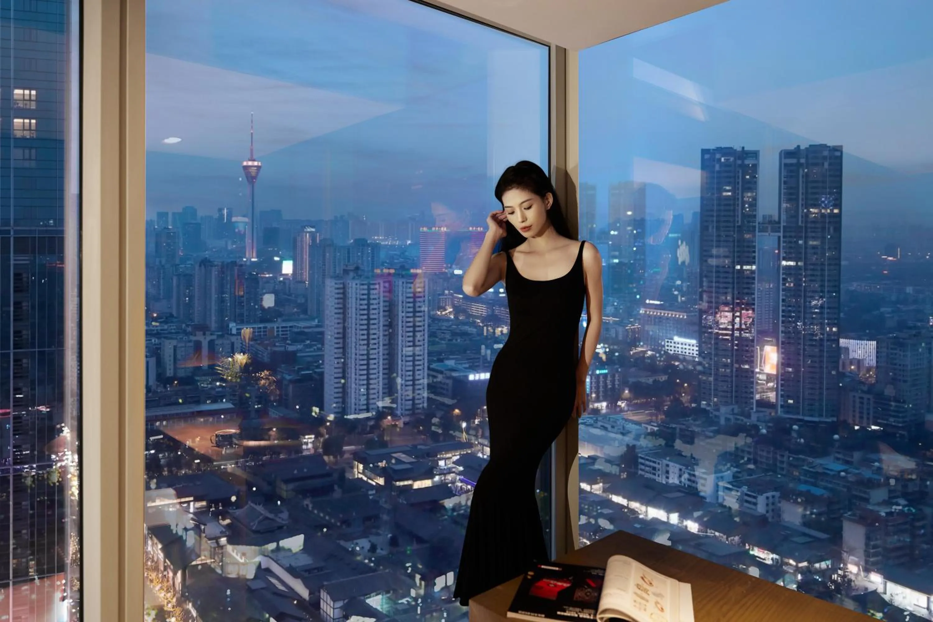 Night in ISEYA Serviced Apart-ment Chengdu Taikoo Li Flagship