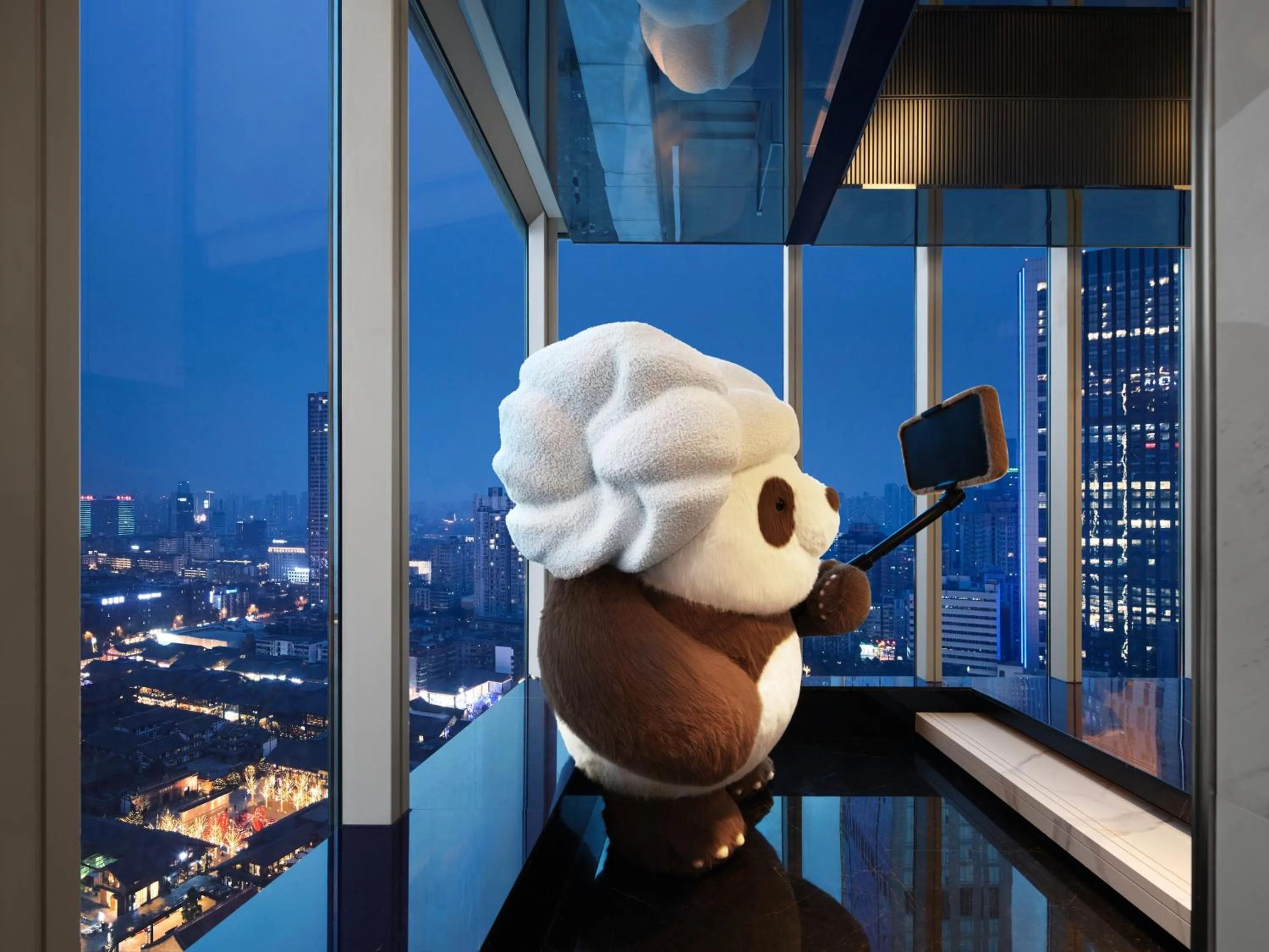 Lobby or reception in ISEYA Serviced Apart-ment Chengdu Taikoo Li Flagship