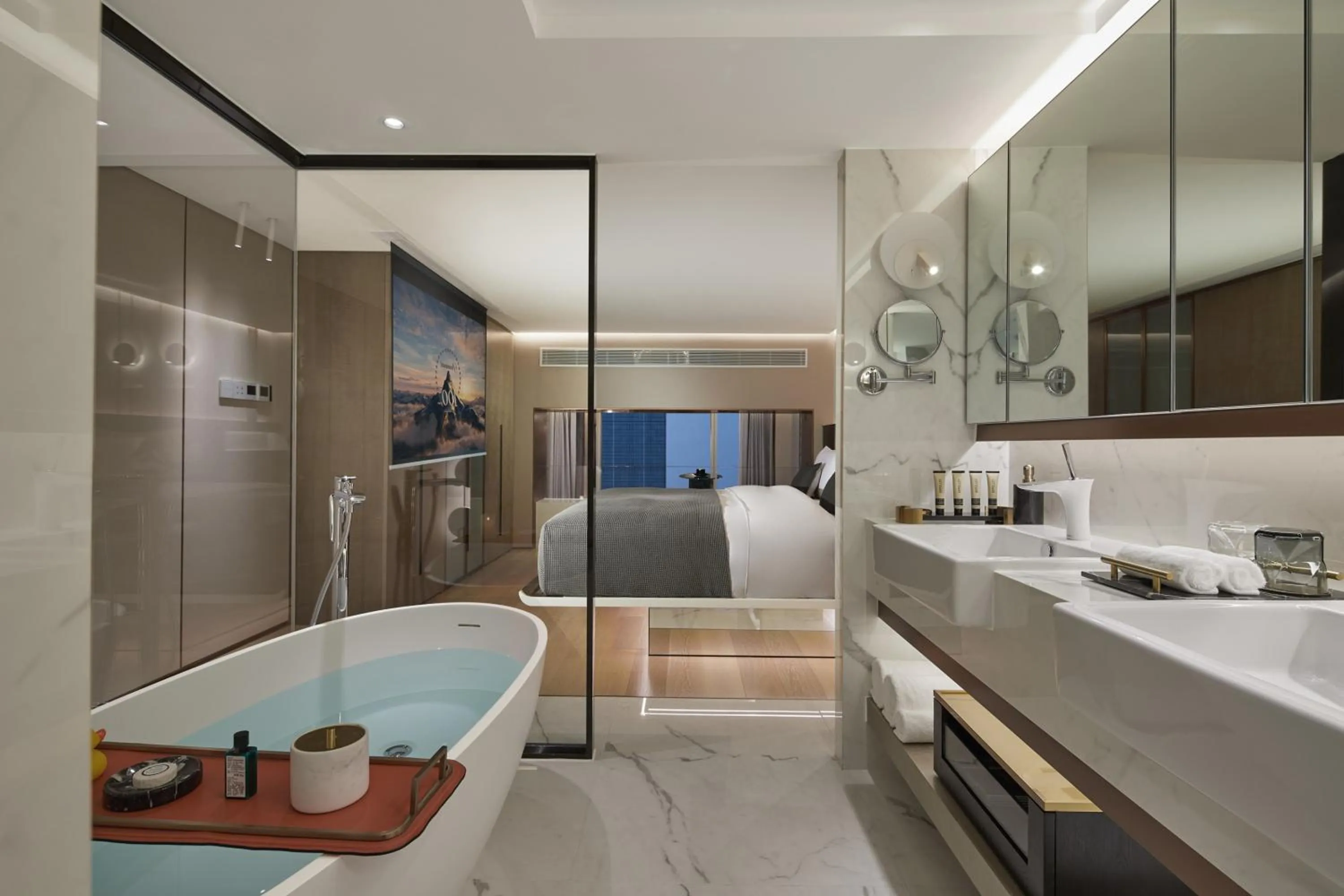 Bath in ISEYA Serviced Apart-ment Chengdu Taikoo Li Flagship