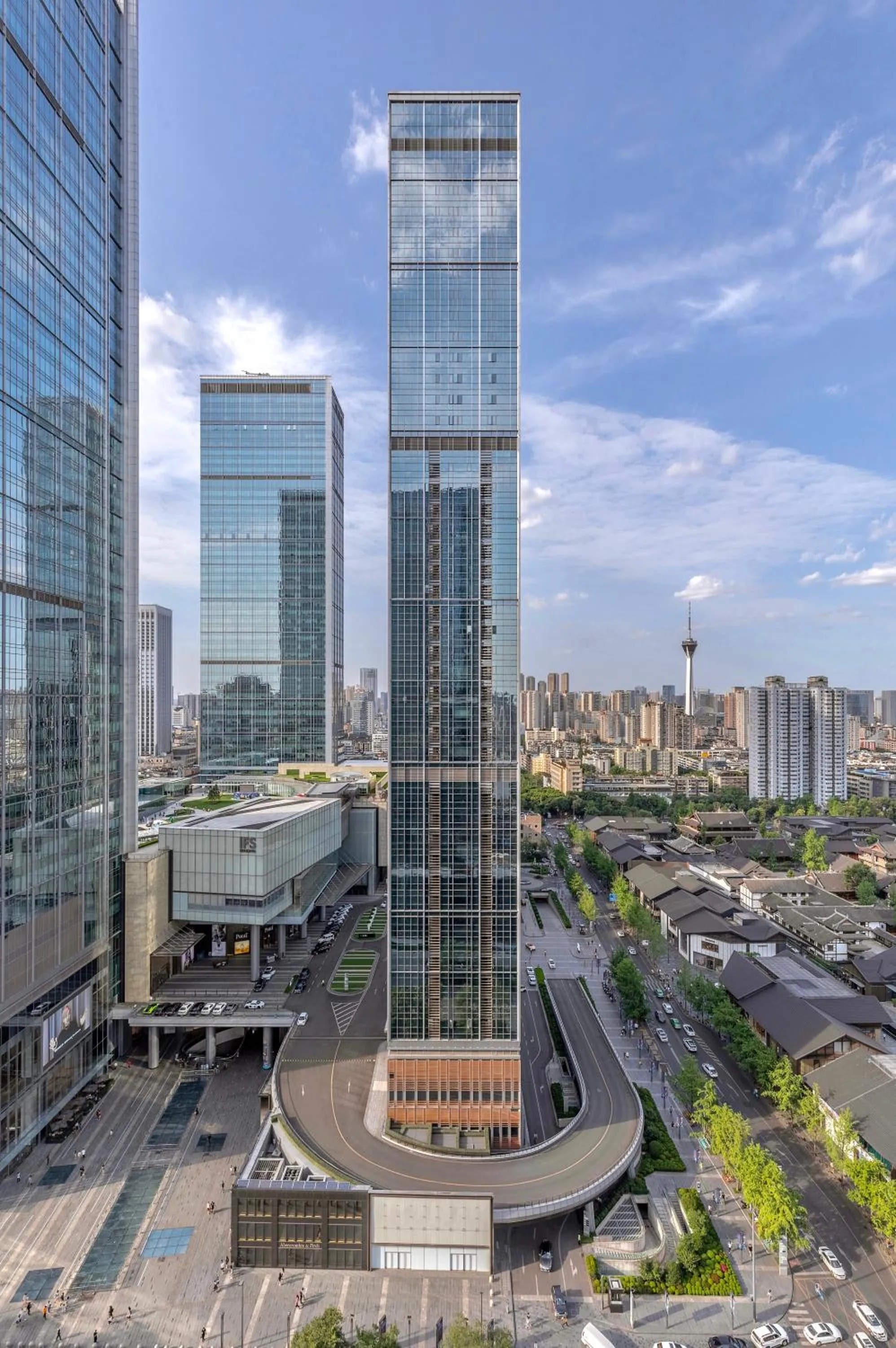 City view in ISEYA Serviced Apart-ment Chengdu Taikoo Li Flagship