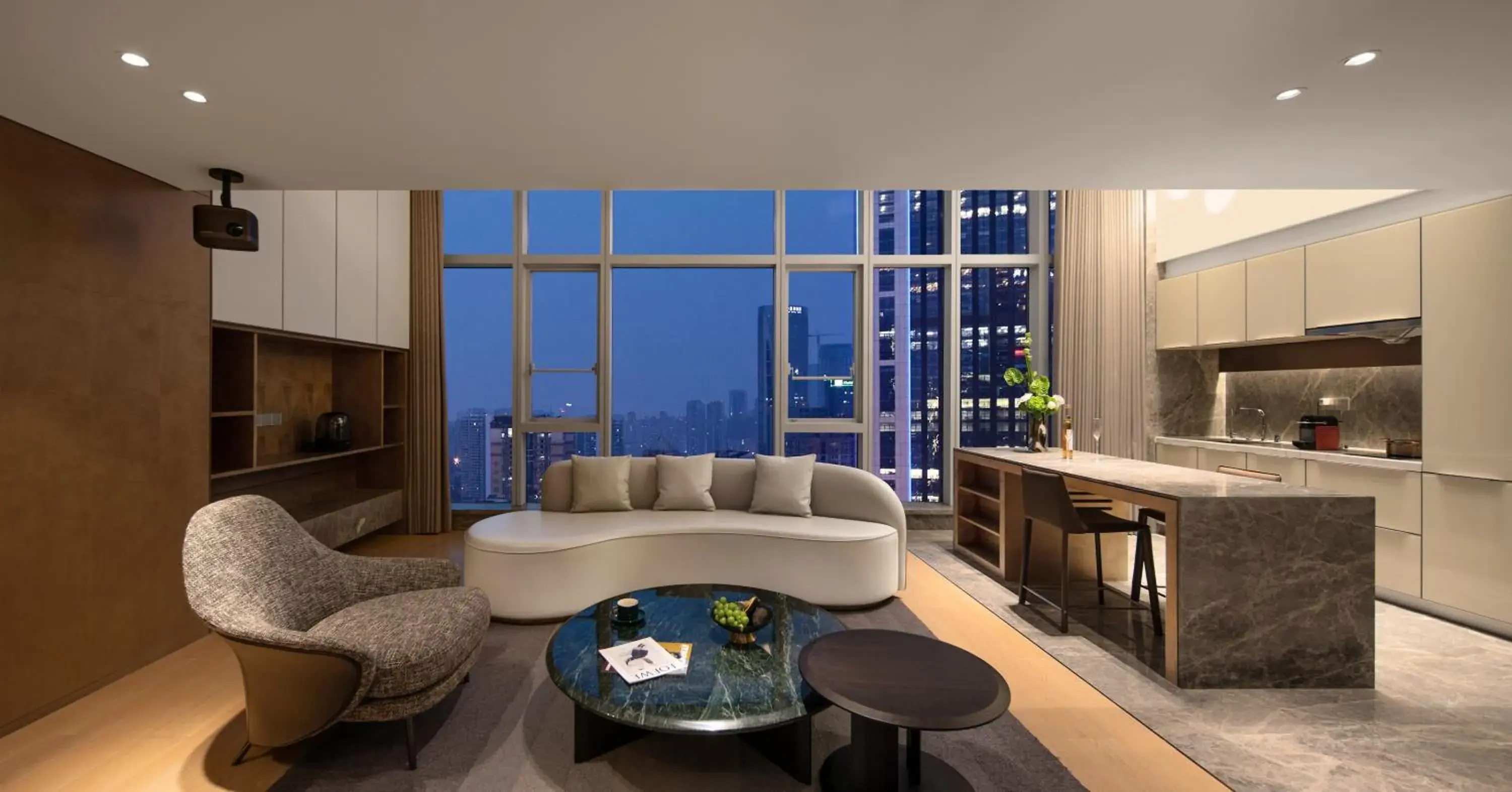 Living room in ISEYA Serviced Apart-ment Chengdu Taikoo Li Flagship Living room in ISEYA Serviced Apart-ment Chengdu Taikoo Li Flagship