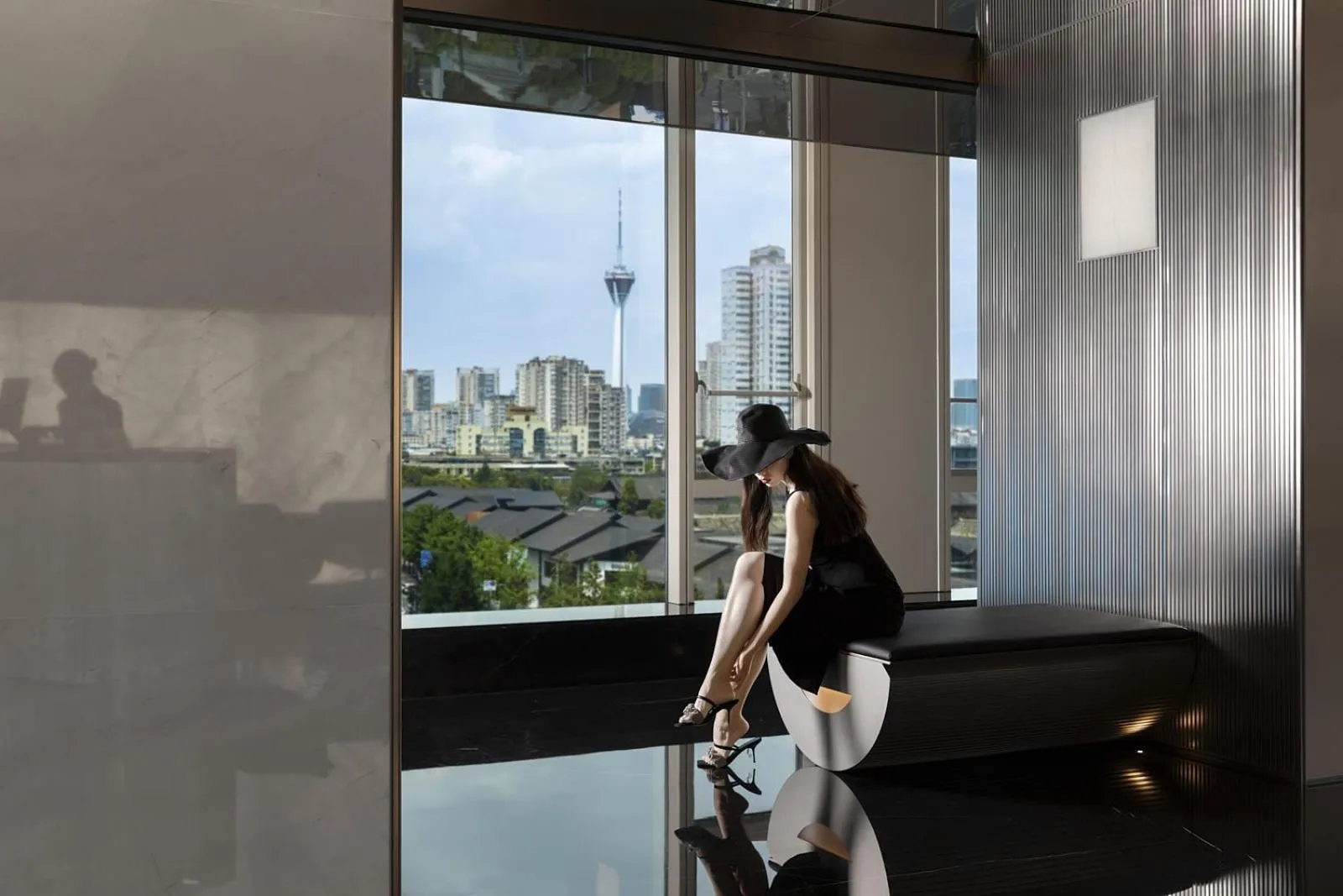 Lobby or reception in ISEYA Serviced Apart-ment Chengdu Taikoo Li Flagship