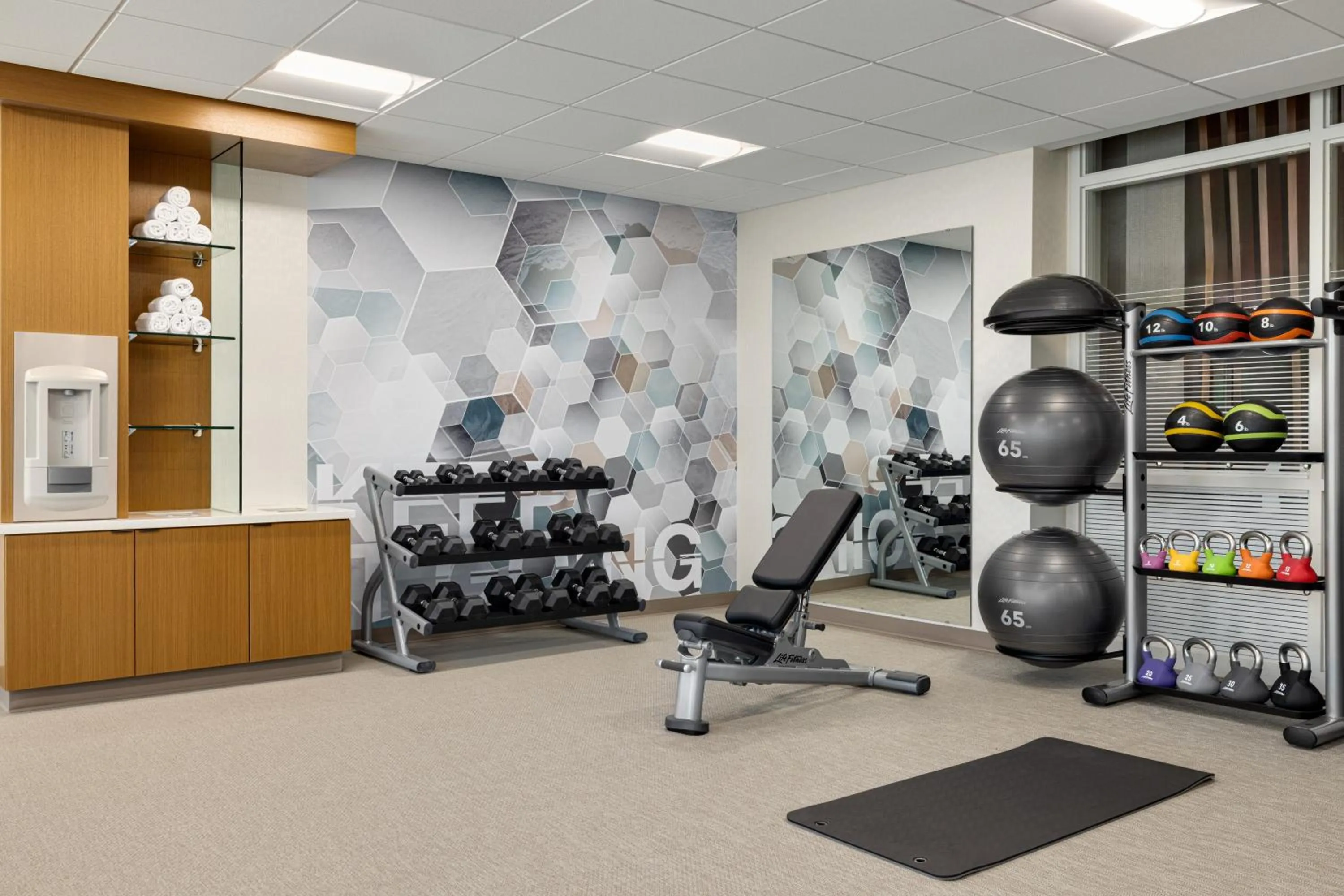 Fitness centre/facilities in SpringHill Suites by Marriott Easton PA