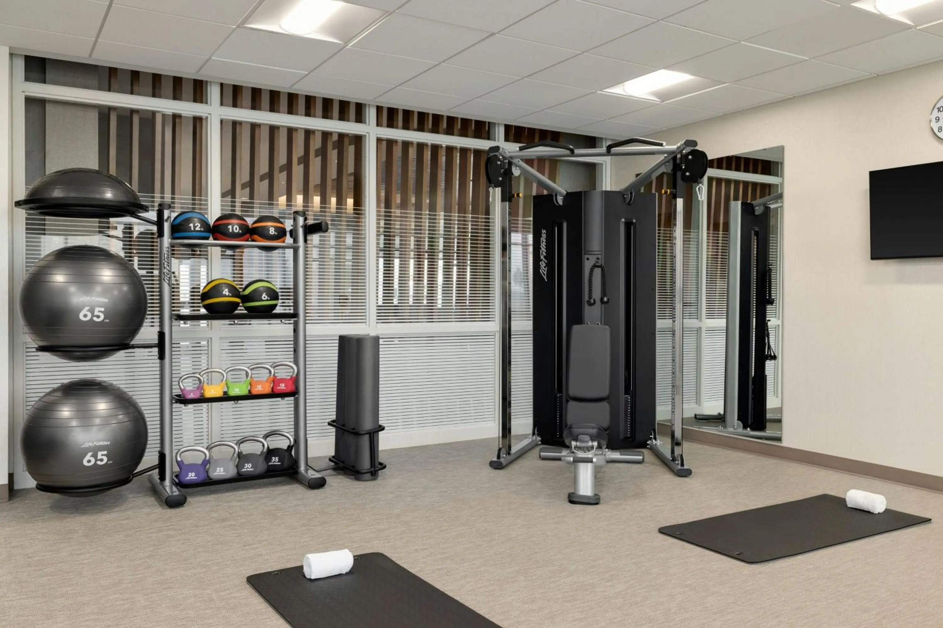 Fitness centre/facilities in SpringHill Suites by Marriott Easton PA