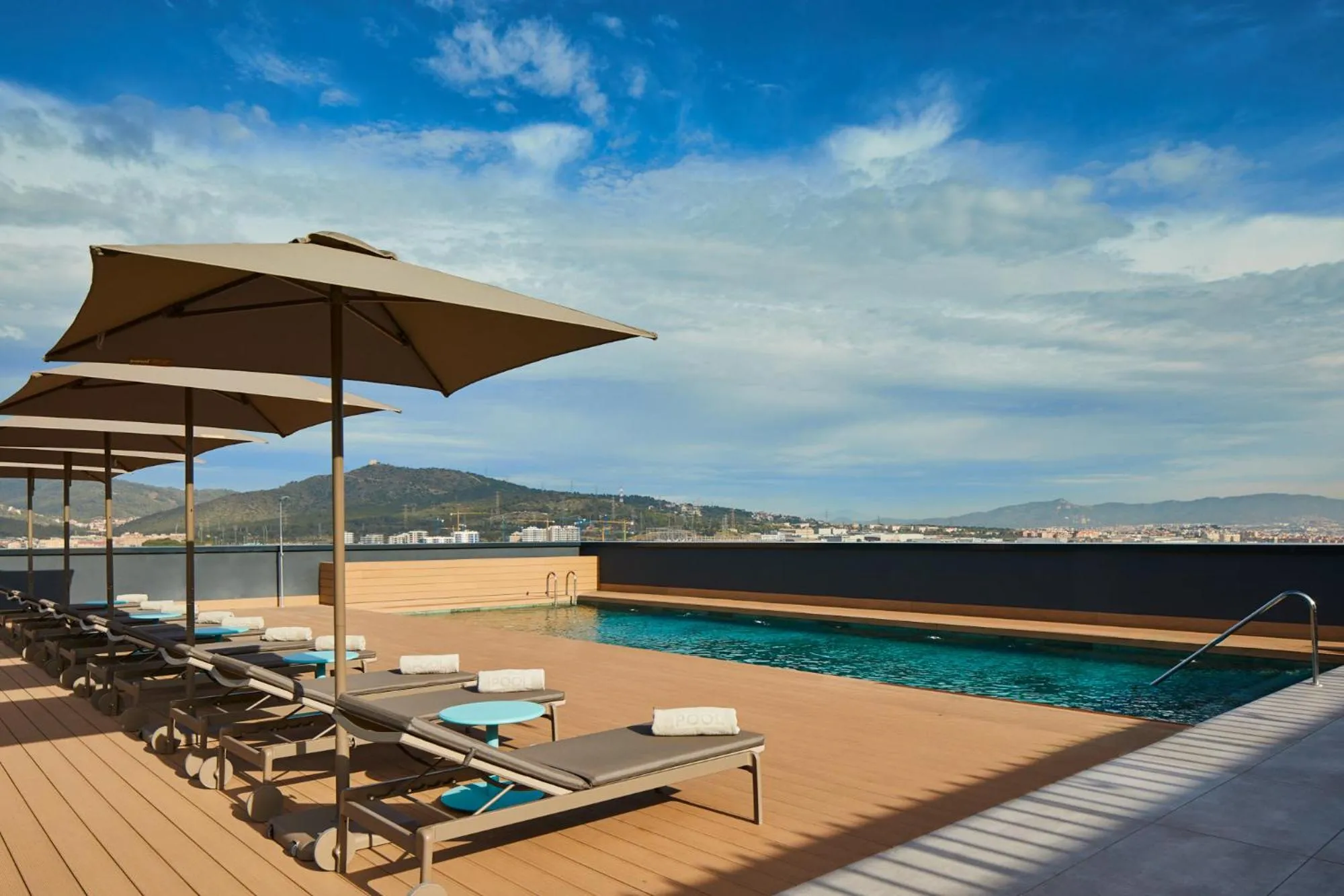 Pool view in Four Points by Sheraton Barcelona Airport