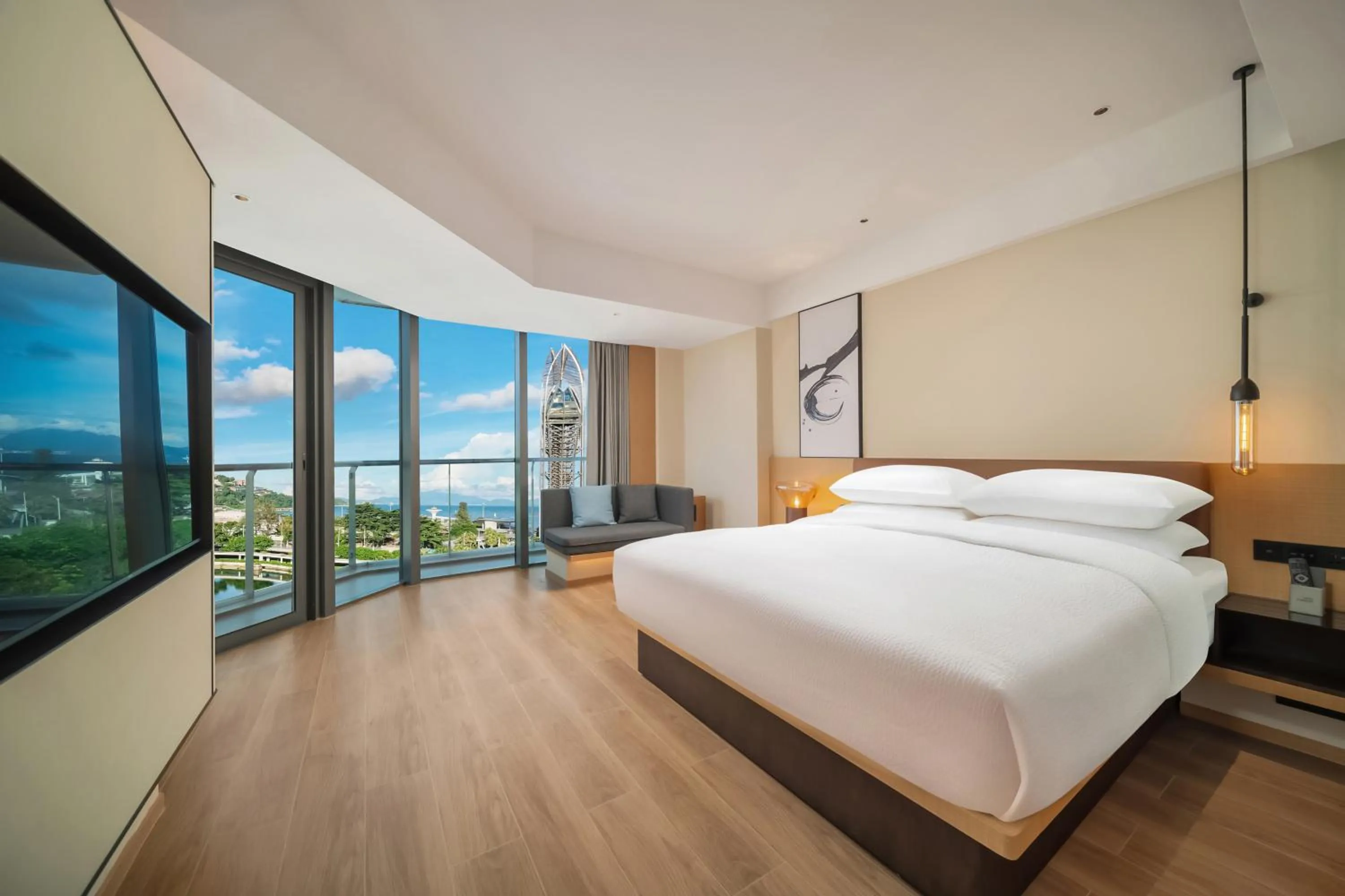 Bed in Fairfield by Marriott Shenzhen Dameisha